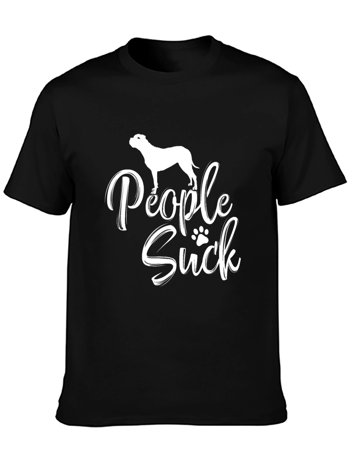People Suck Dog T-Shirt - Sarcastic Pet Lover Tee
