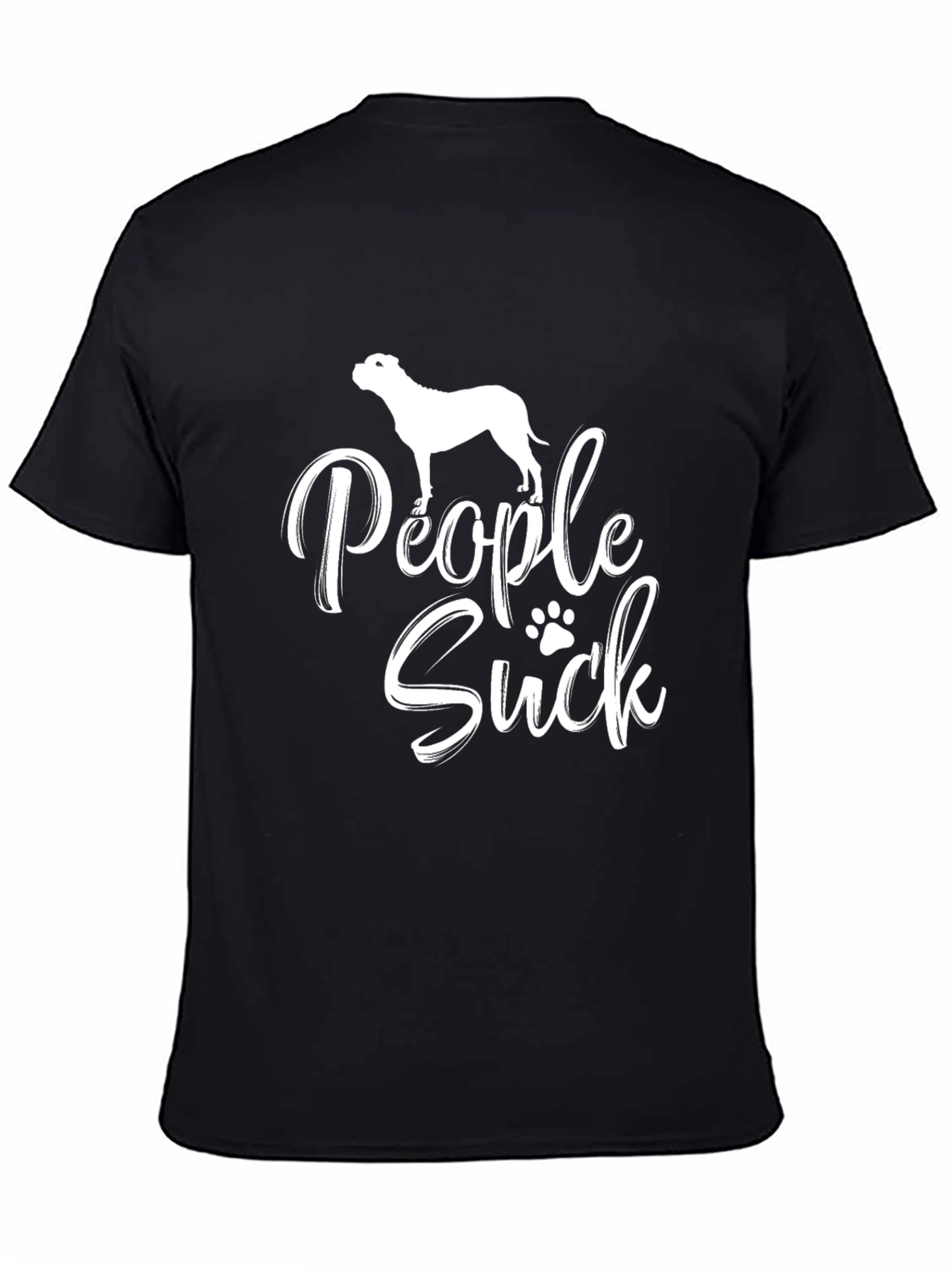 People Suck Dog T-Shirt - Sarcastic Pet Lover Tee