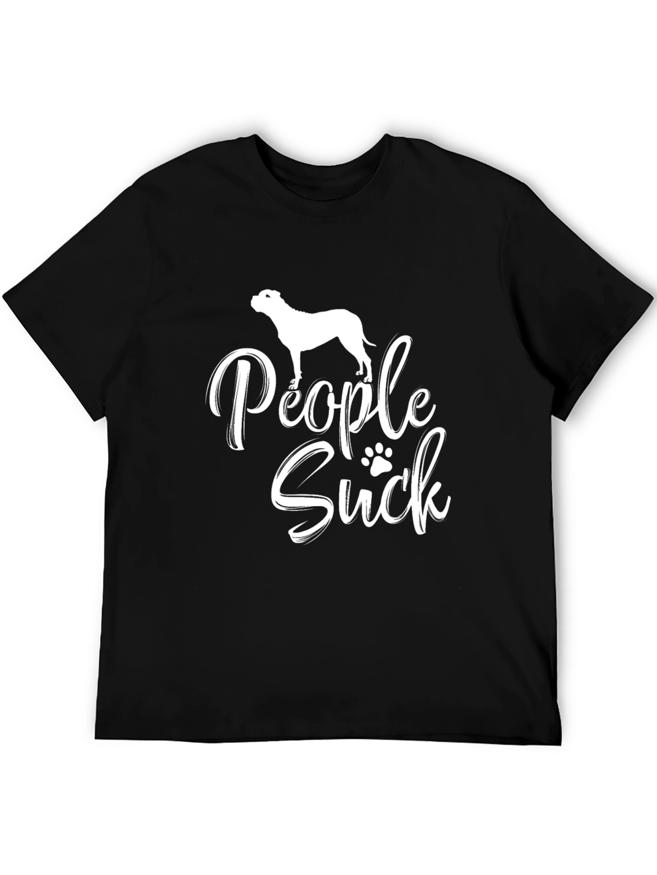People Suck Dog T-Shirt - Sarcastic Pet Lover Tee