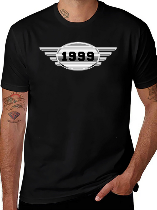 1999 Graphic Tee - Black Short Sleeve Crew Neck