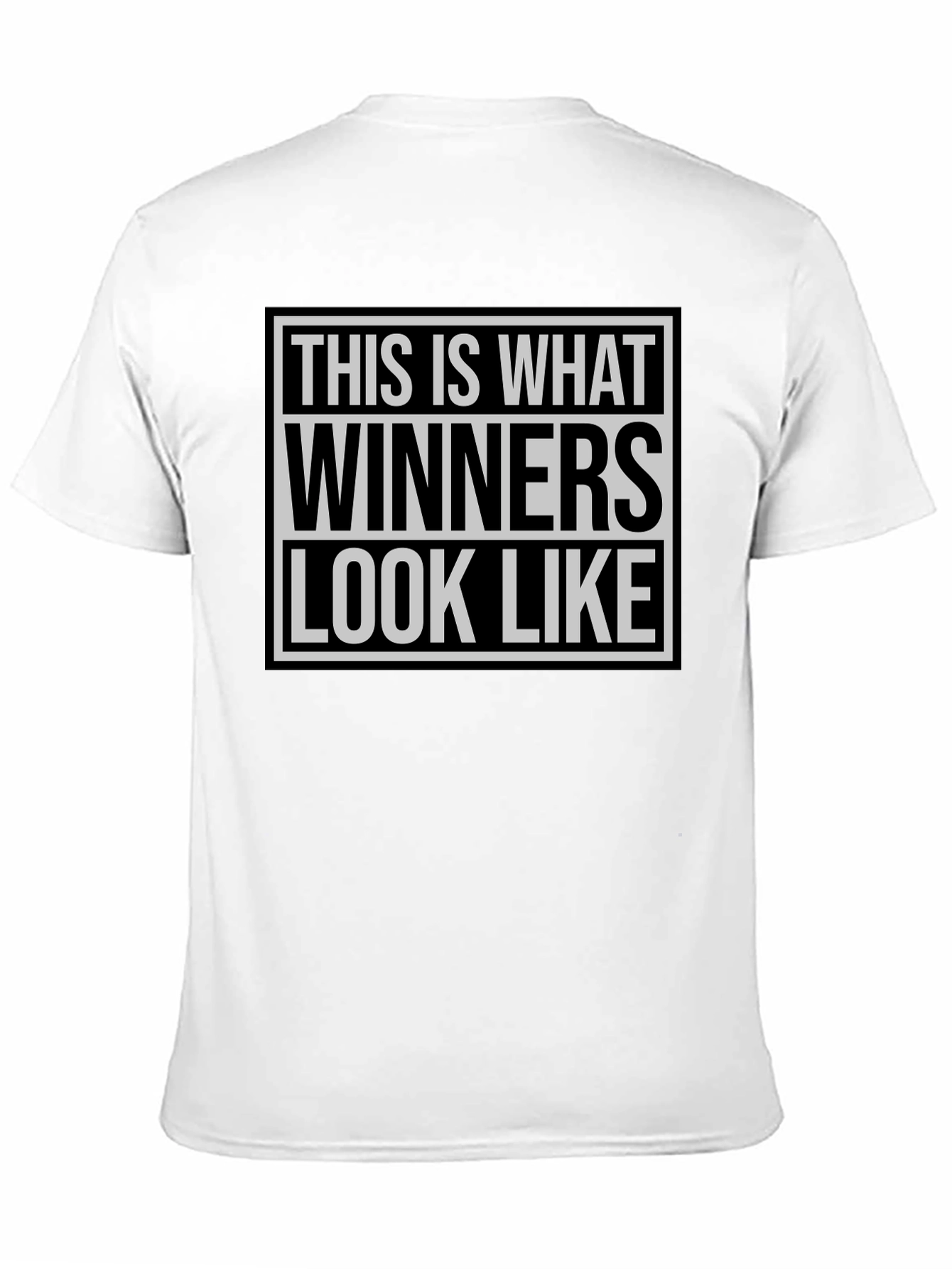 Winners T-Shirt - Black Tee for Success