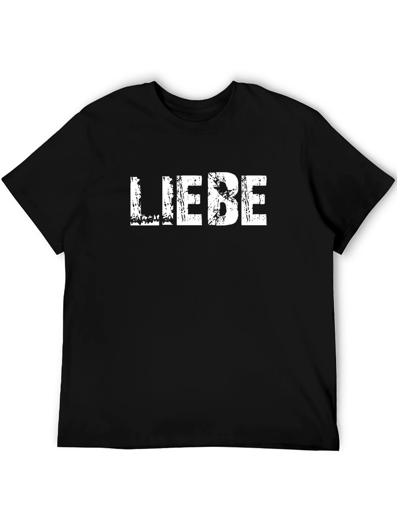 Liebe T-Shirt - Distressed Love Graphic