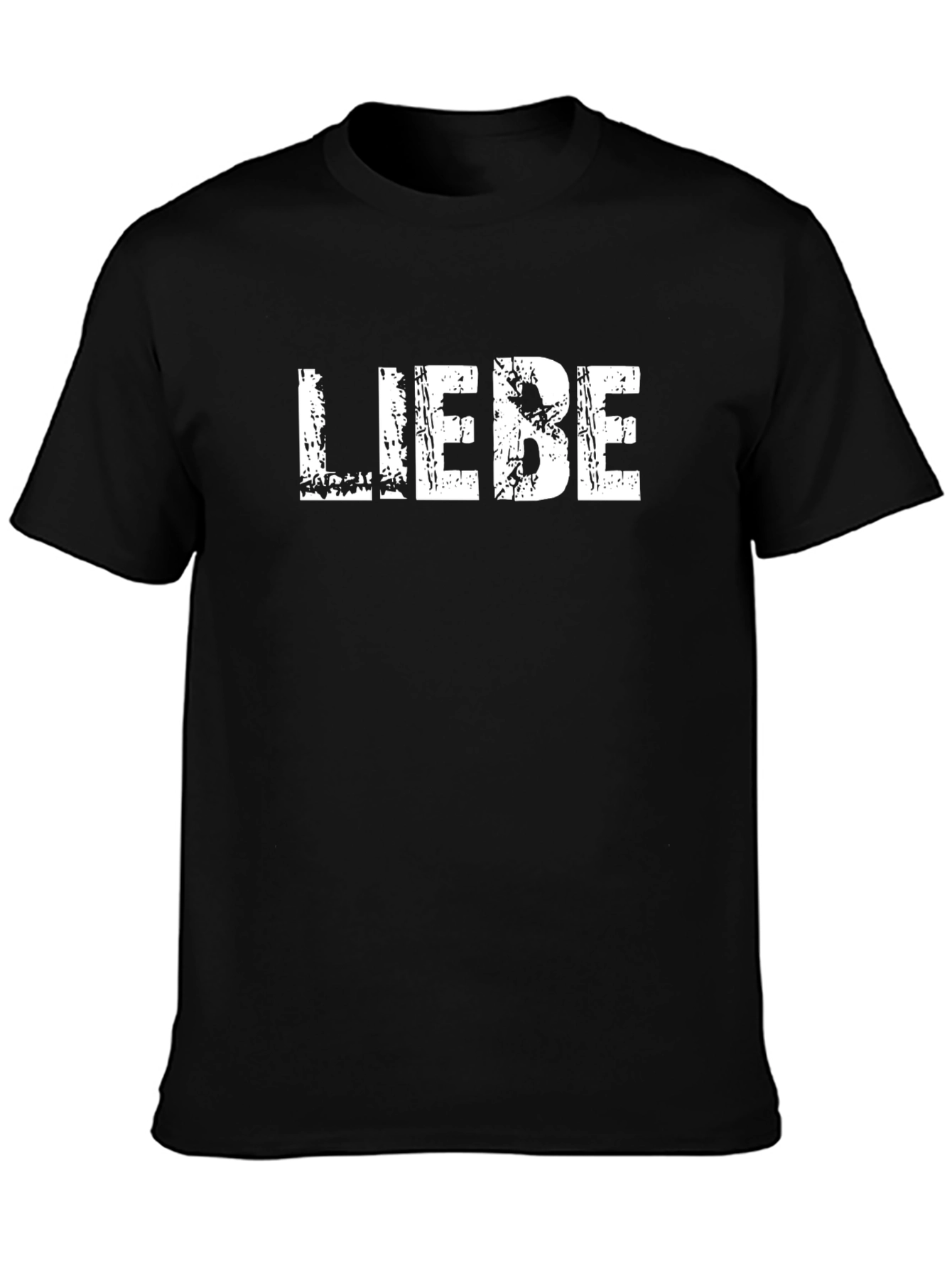Liebe T-Shirt - Distressed Love Graphic
