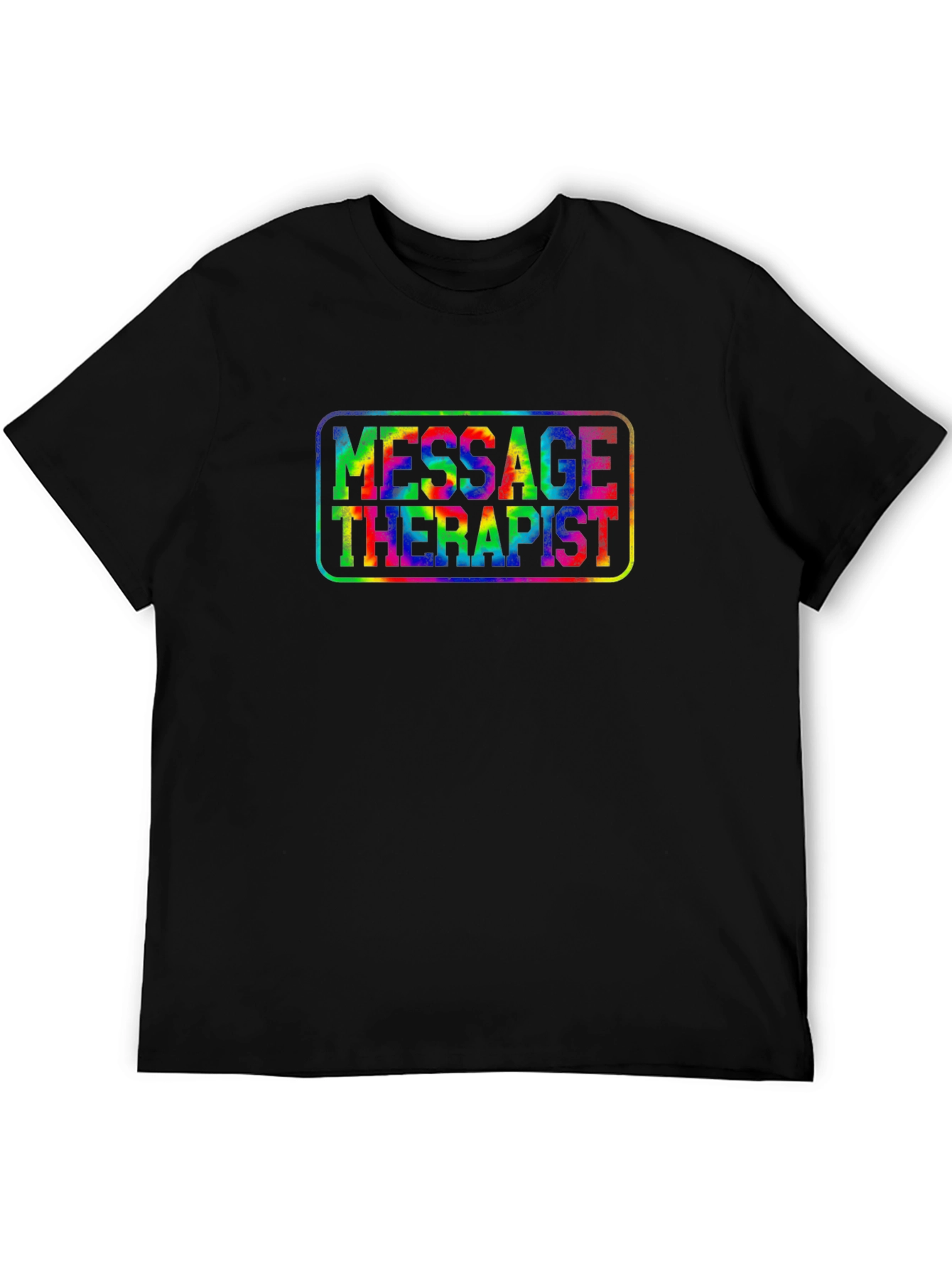 Massage Therapist Tie-Dye T-Shirt