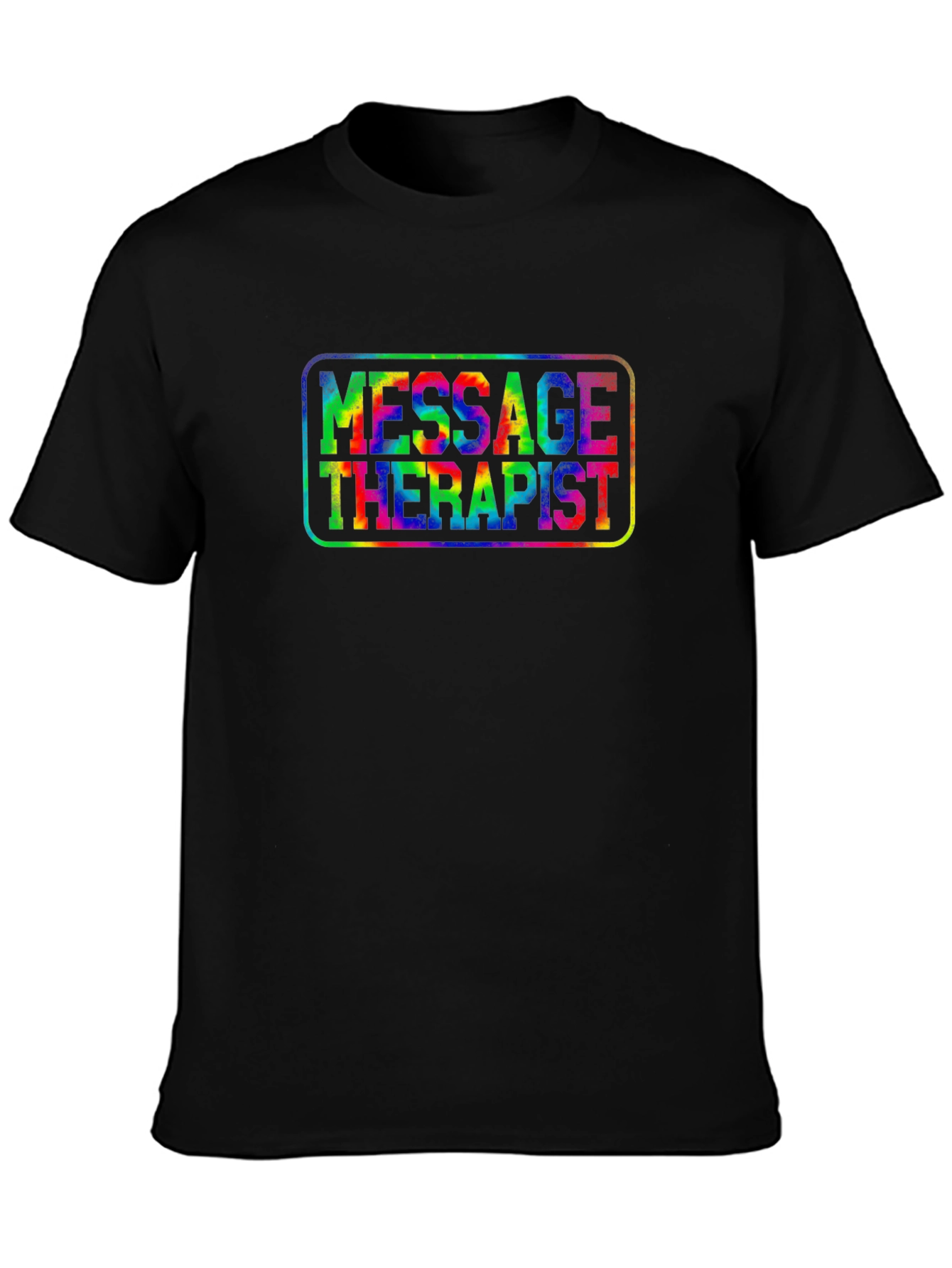 Massage Therapist Tie-Dye T-Shirt