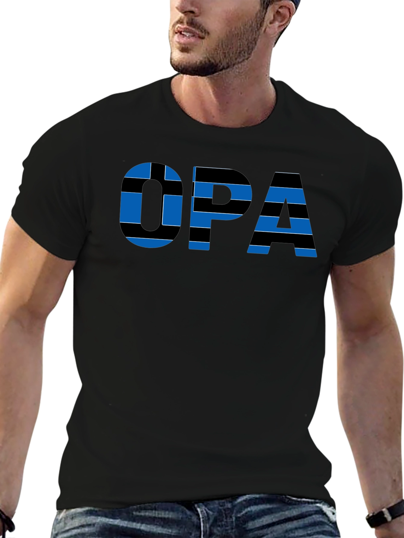 OPA Striped T-Shirt - German Grandfather Tee