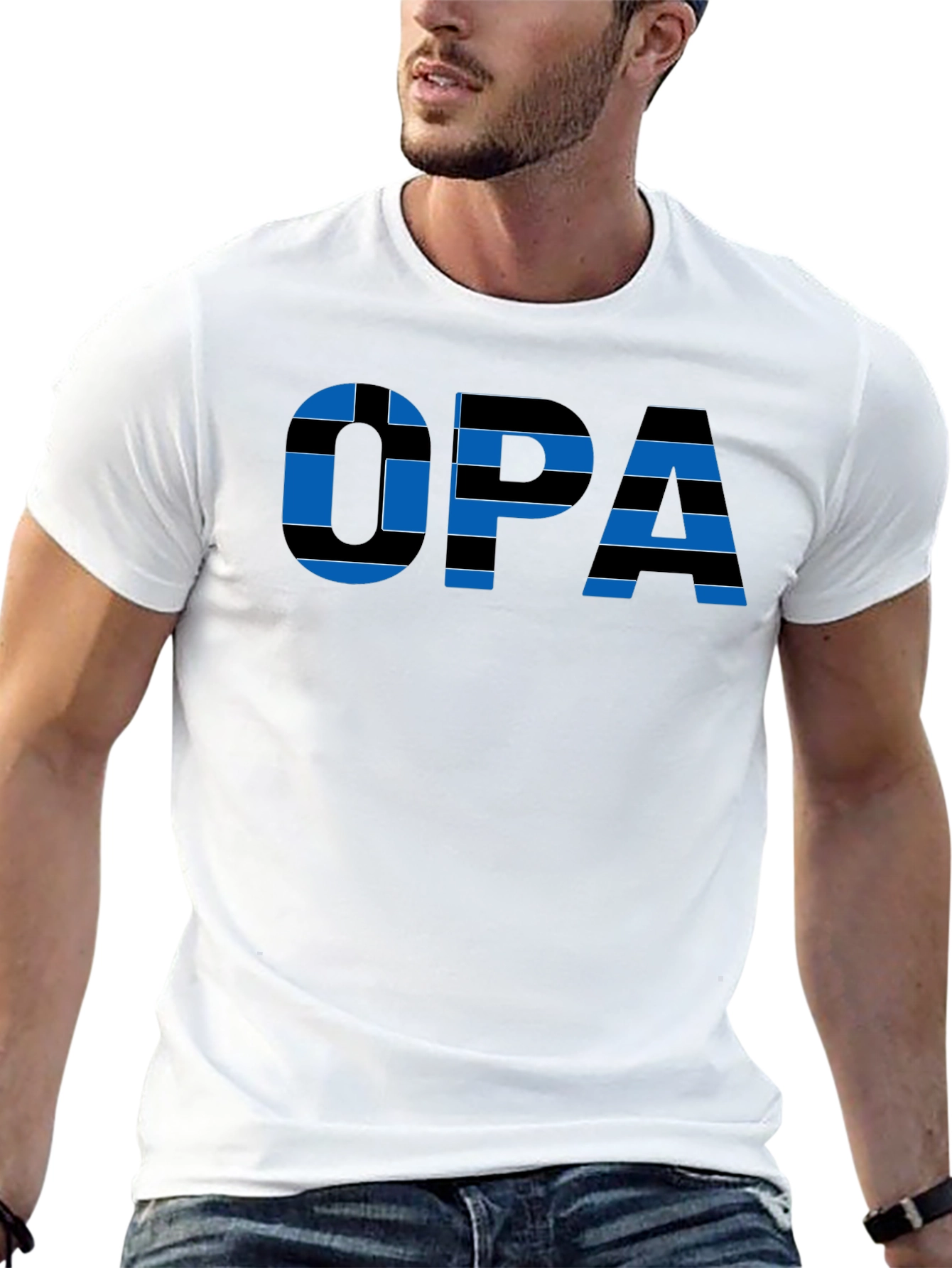 OPA Striped T-Shirt - German Grandfather Tee