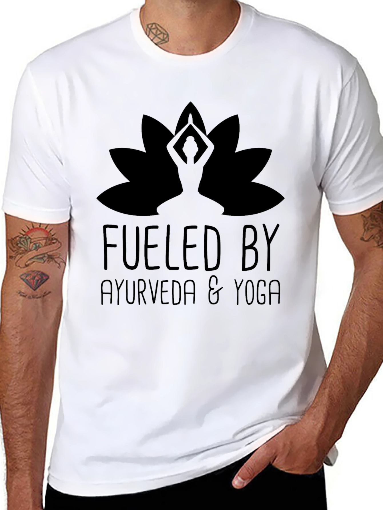 Fueled by Ayurveda & Yoga Graphic Tee