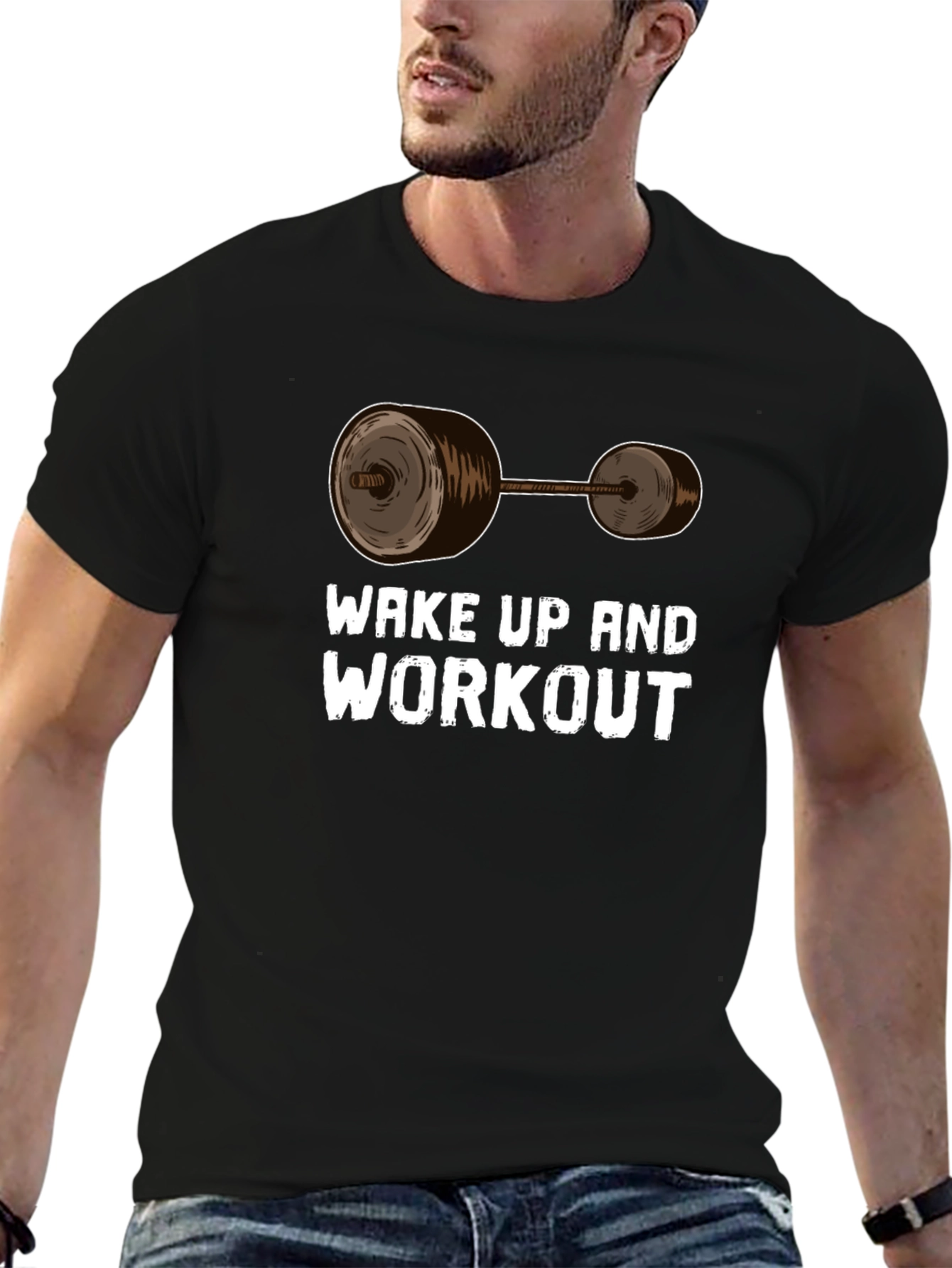 Wake Up and Workout Graphic Tee