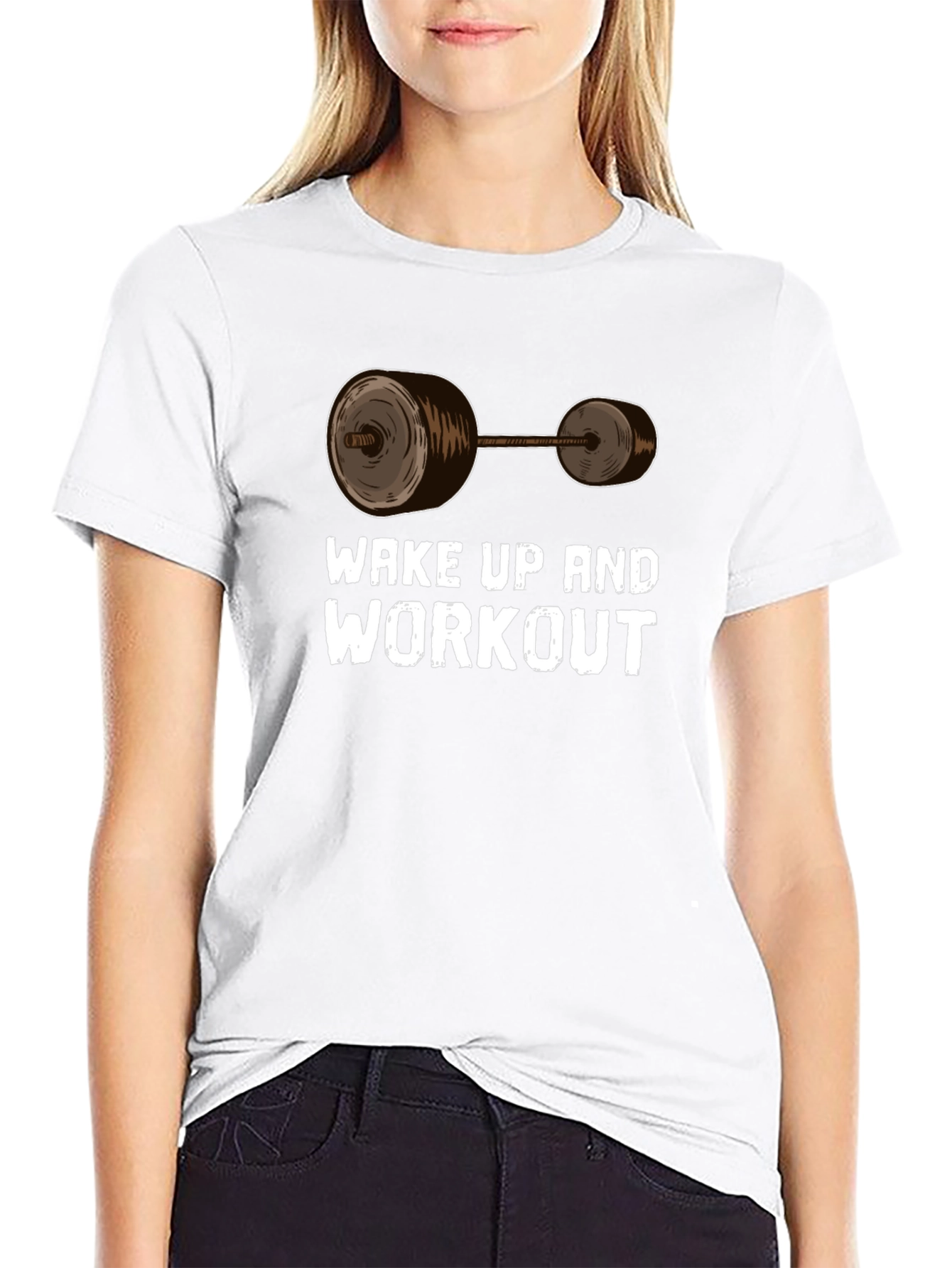 Wake Up and Workout Graphic Tee