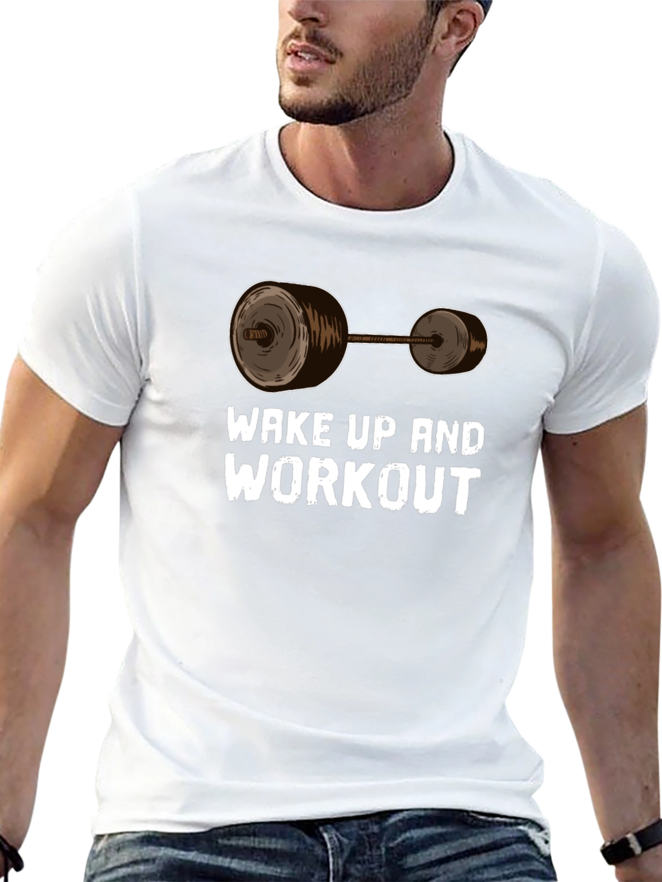 Wake Up and Workout Graphic Tee