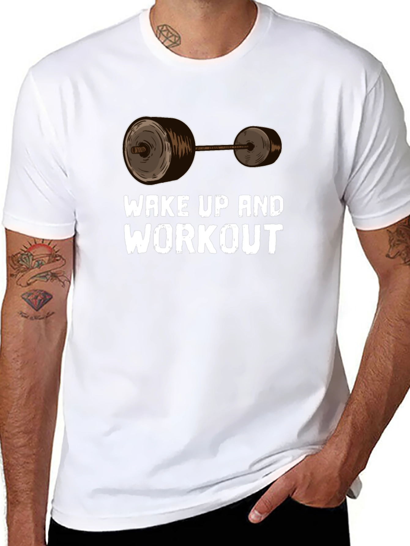 Wake Up and Workout Graphic Tee