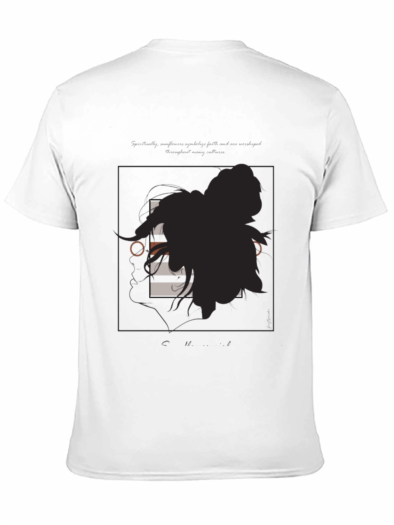 Modern Graphic Tee - Silhouette Art T-Shirt