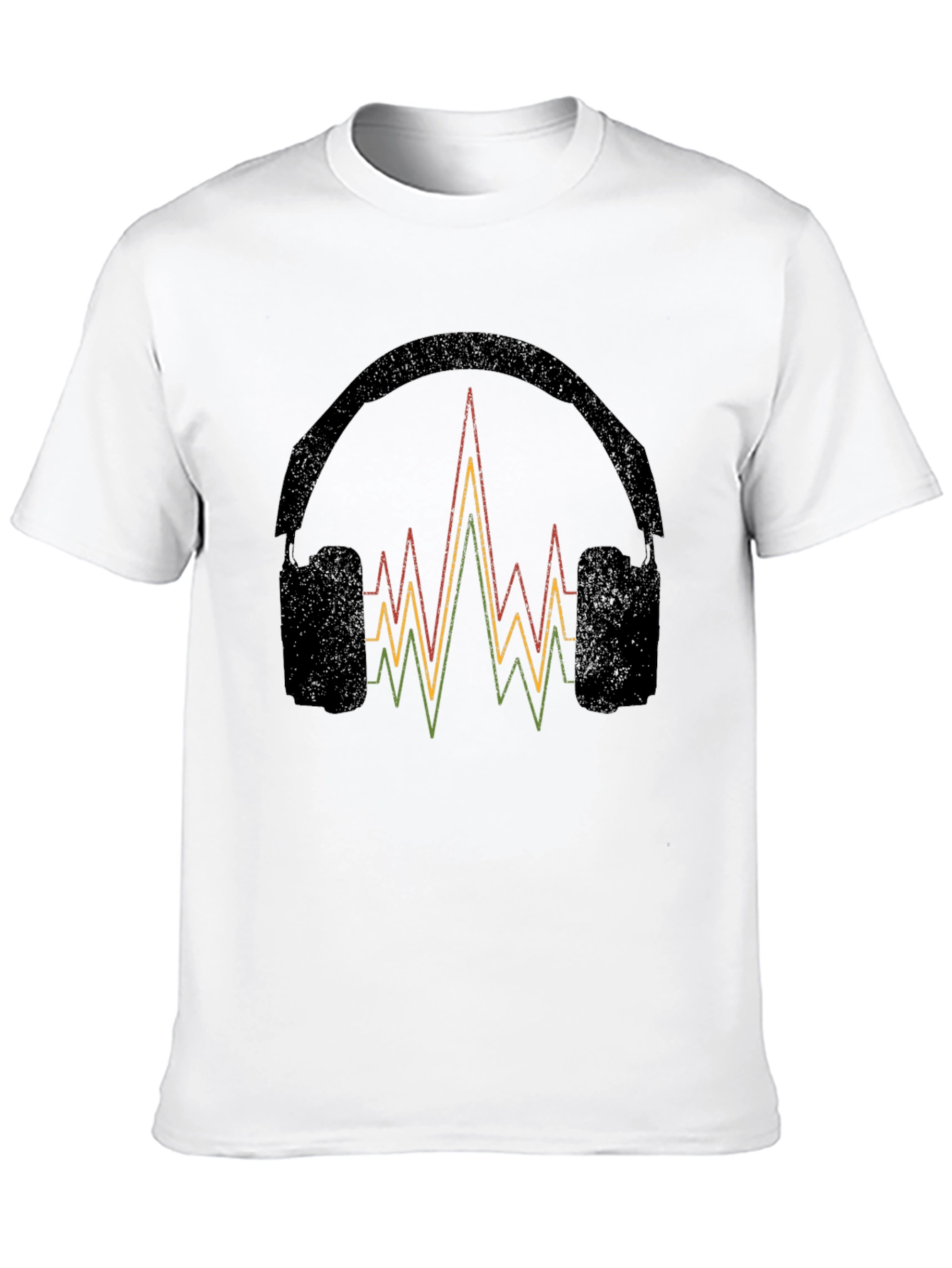 Headphones & Equalizer Graphic T-Shirt