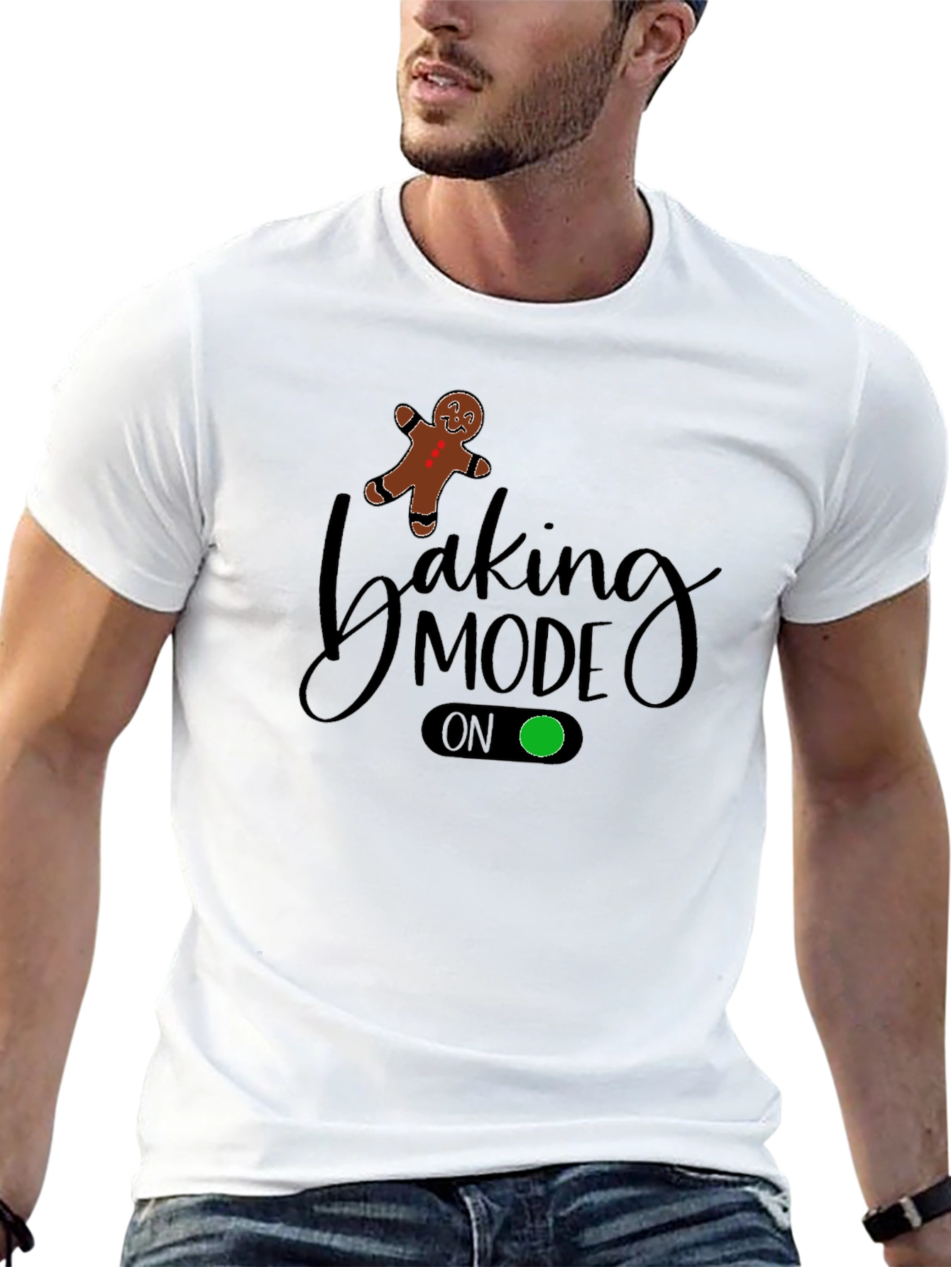 Baking Mode On Black T-Shirt