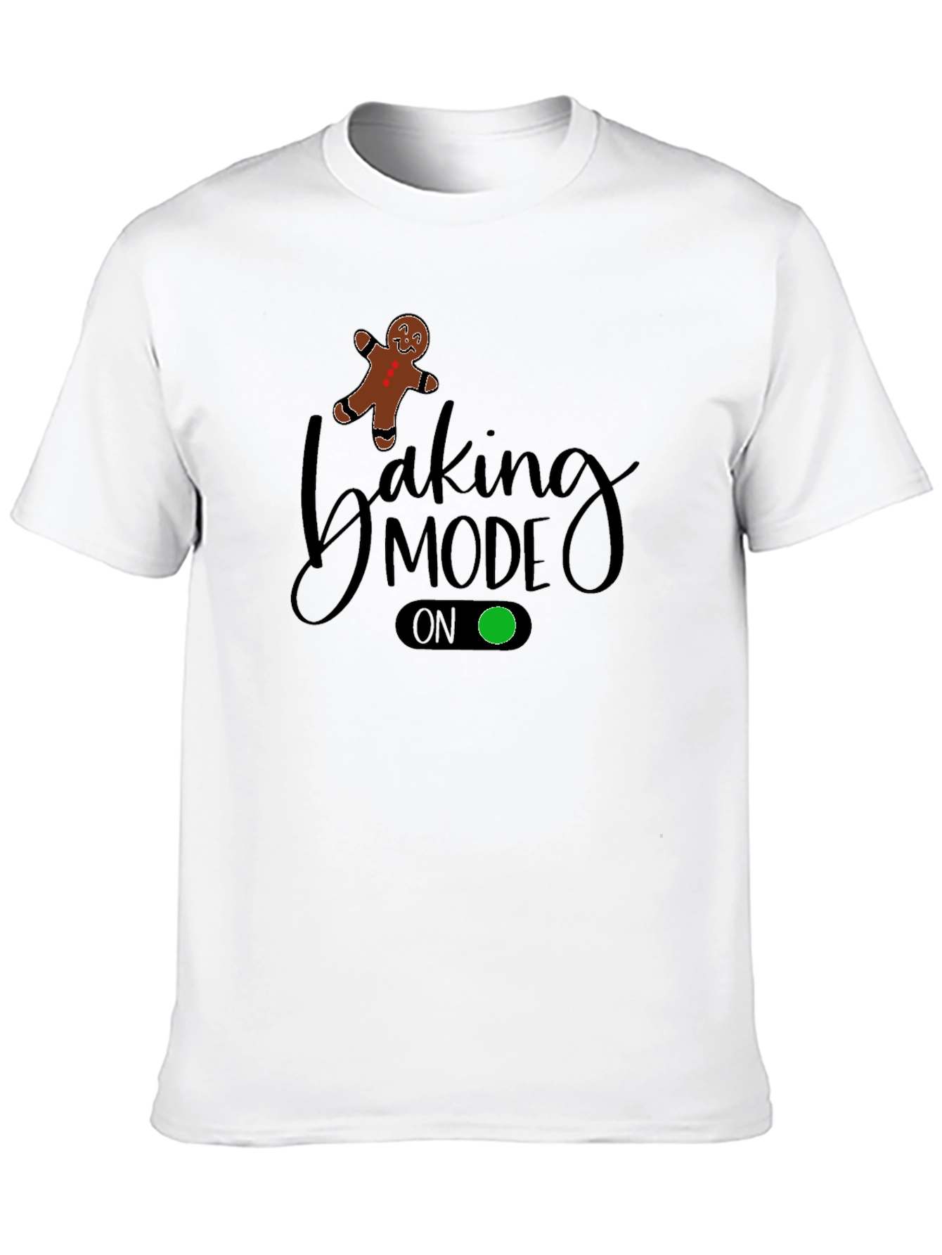 Baking Mode On Black T-Shirt