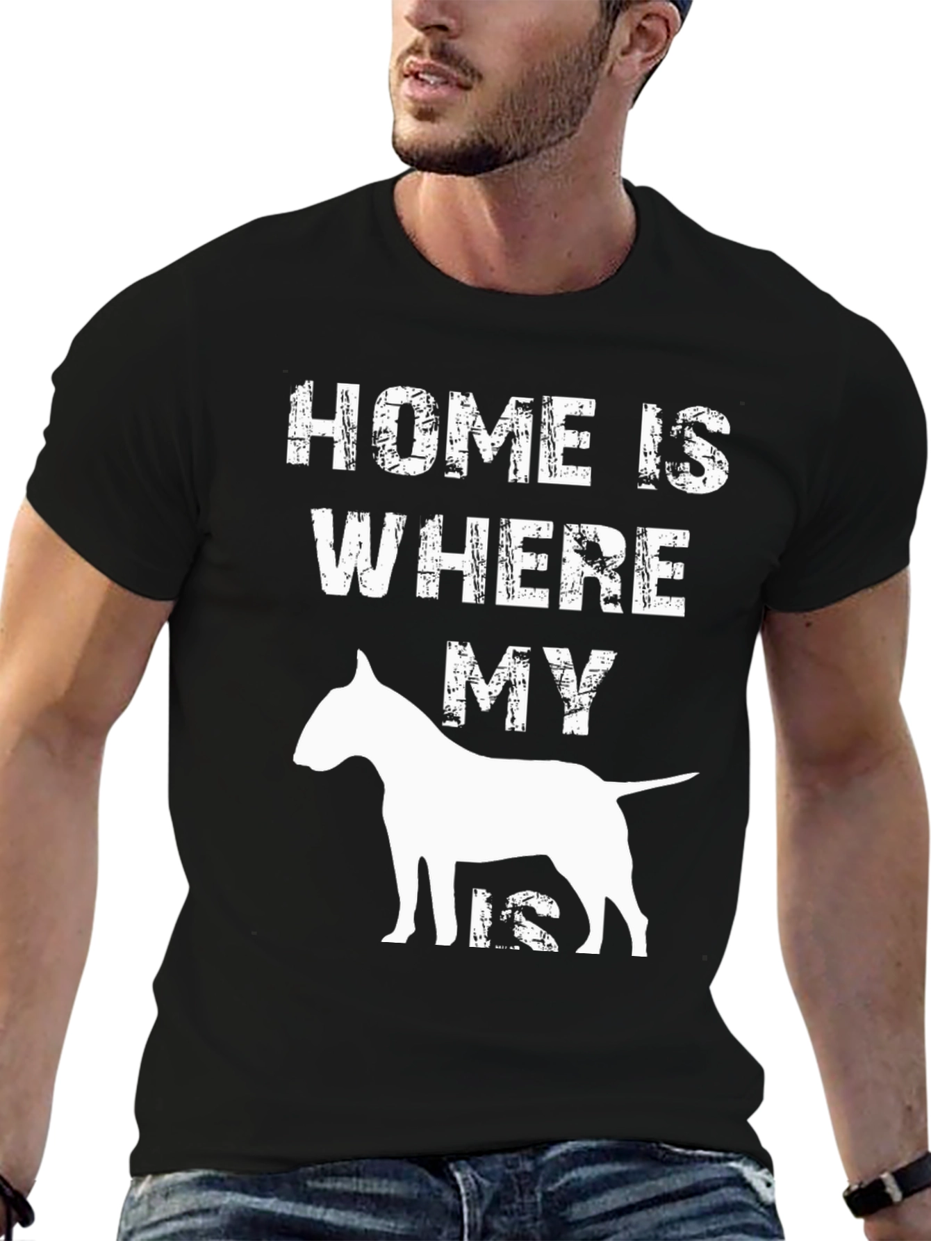 Home is Where My Bull Terrier Is T-Shirt