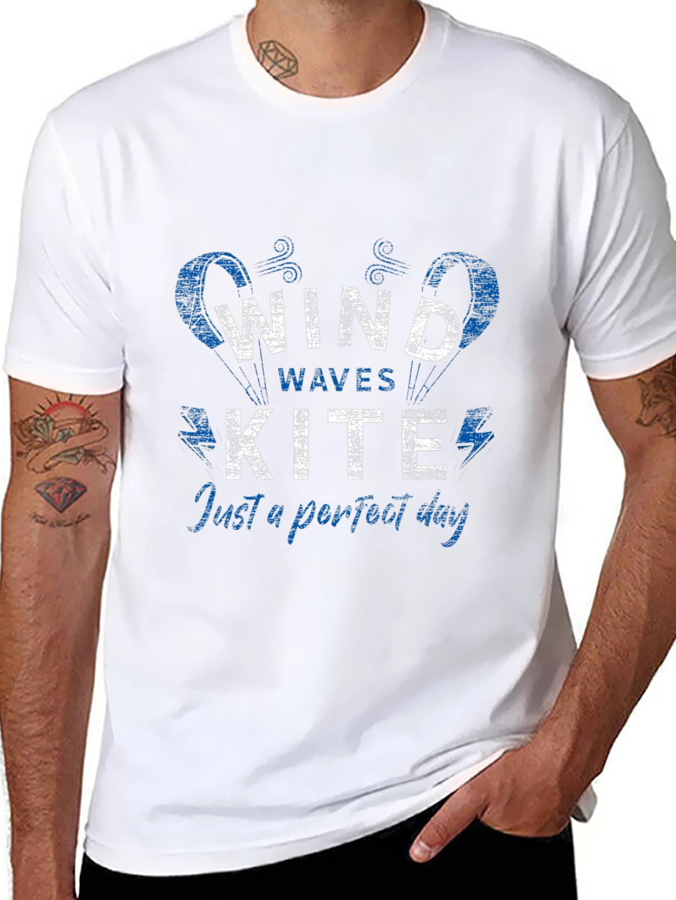 Kite Surfing T-Shirt - Perfect Day Design