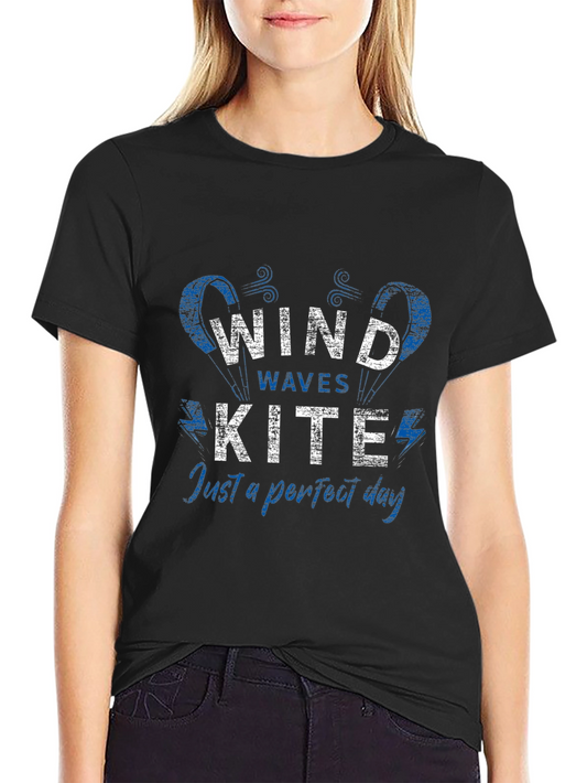 Kite Surfing T-Shirt - Perfect Day Design
