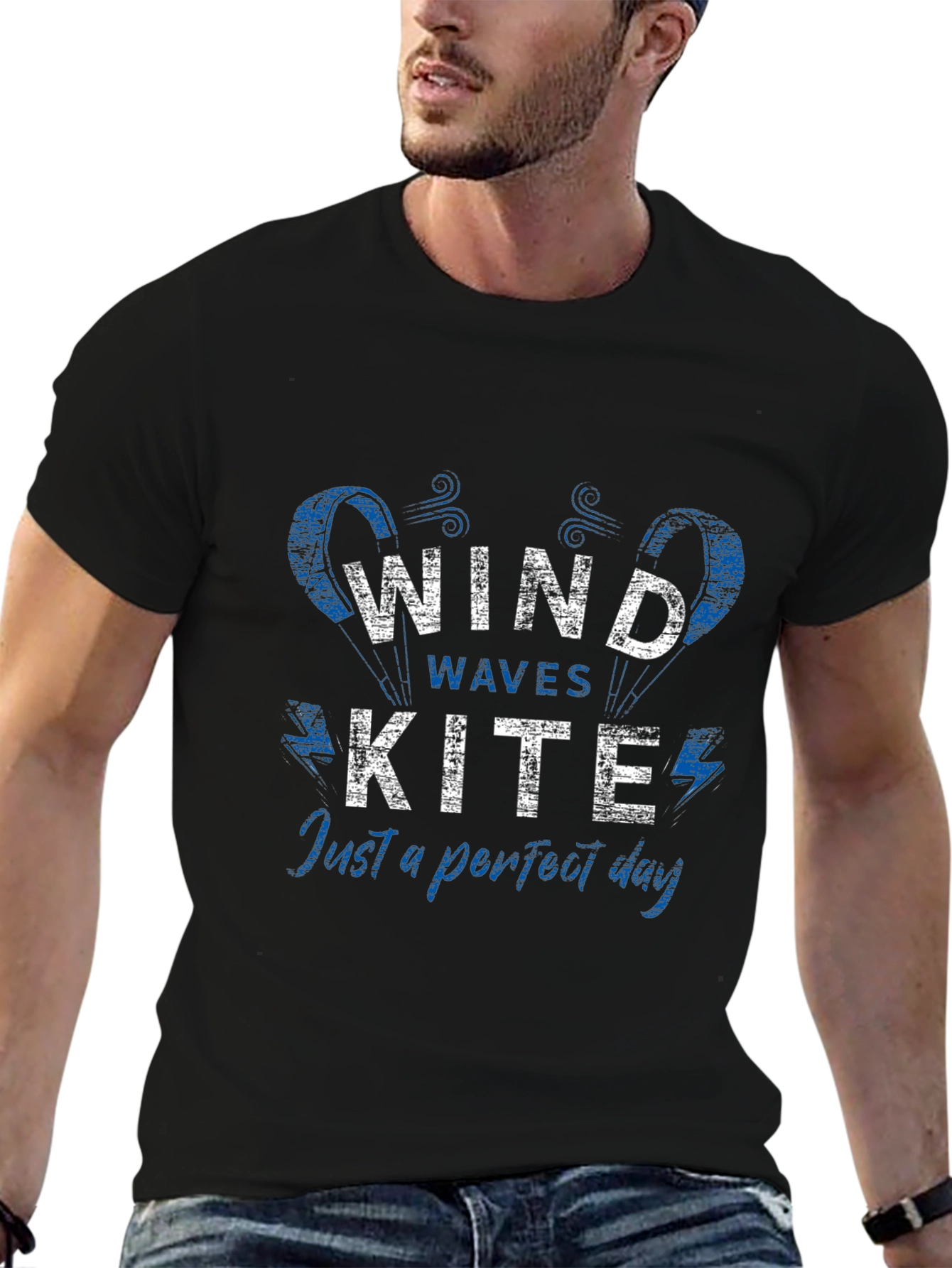 Kite Surfing T-Shirt - Perfect Day Design