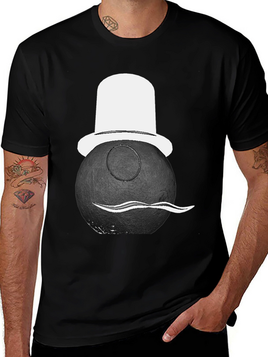 Bomb with Hat Graphic Tee - Novelty Shirt