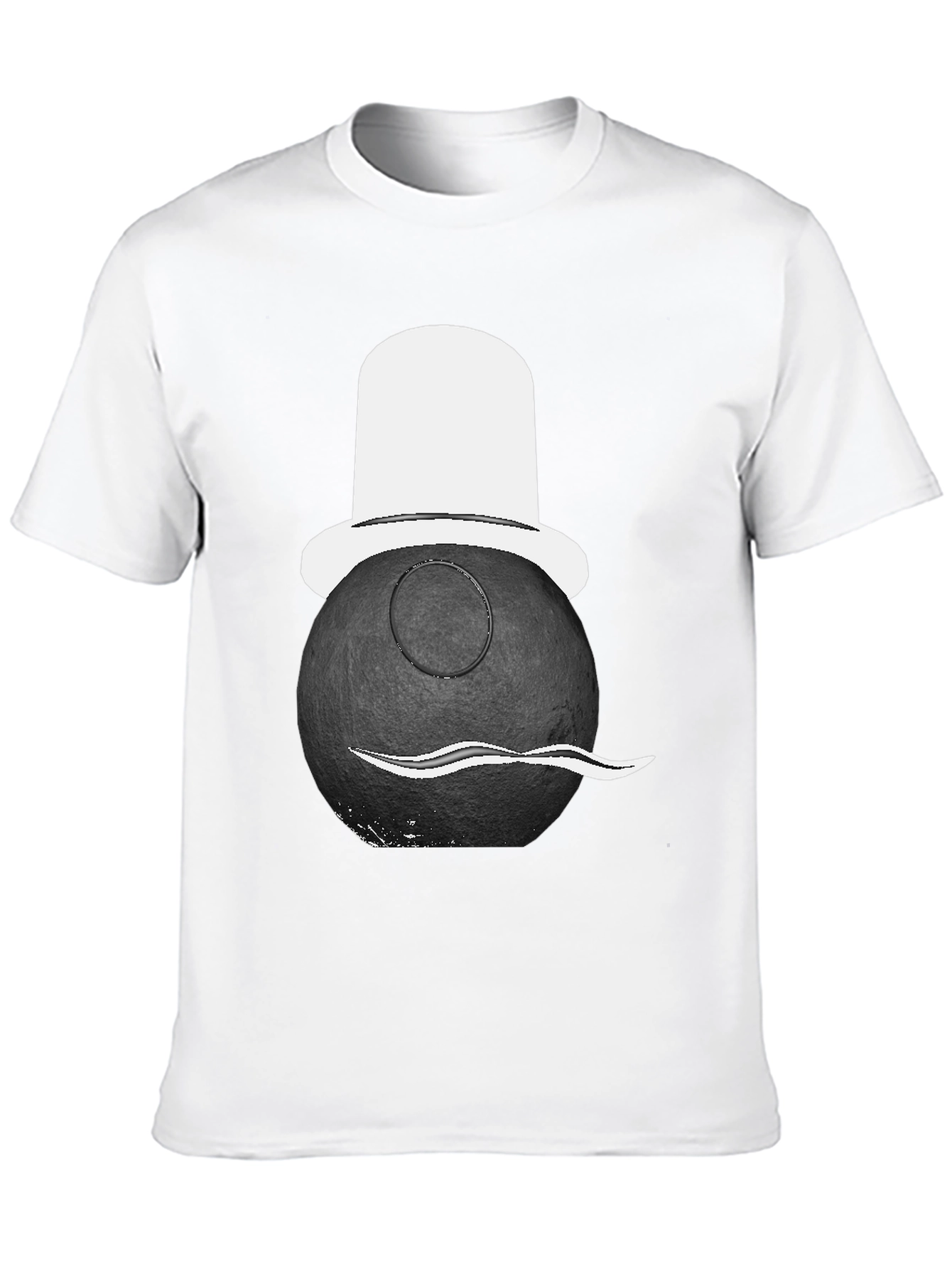 Bomb with Hat Graphic Tee - Novelty Shirt