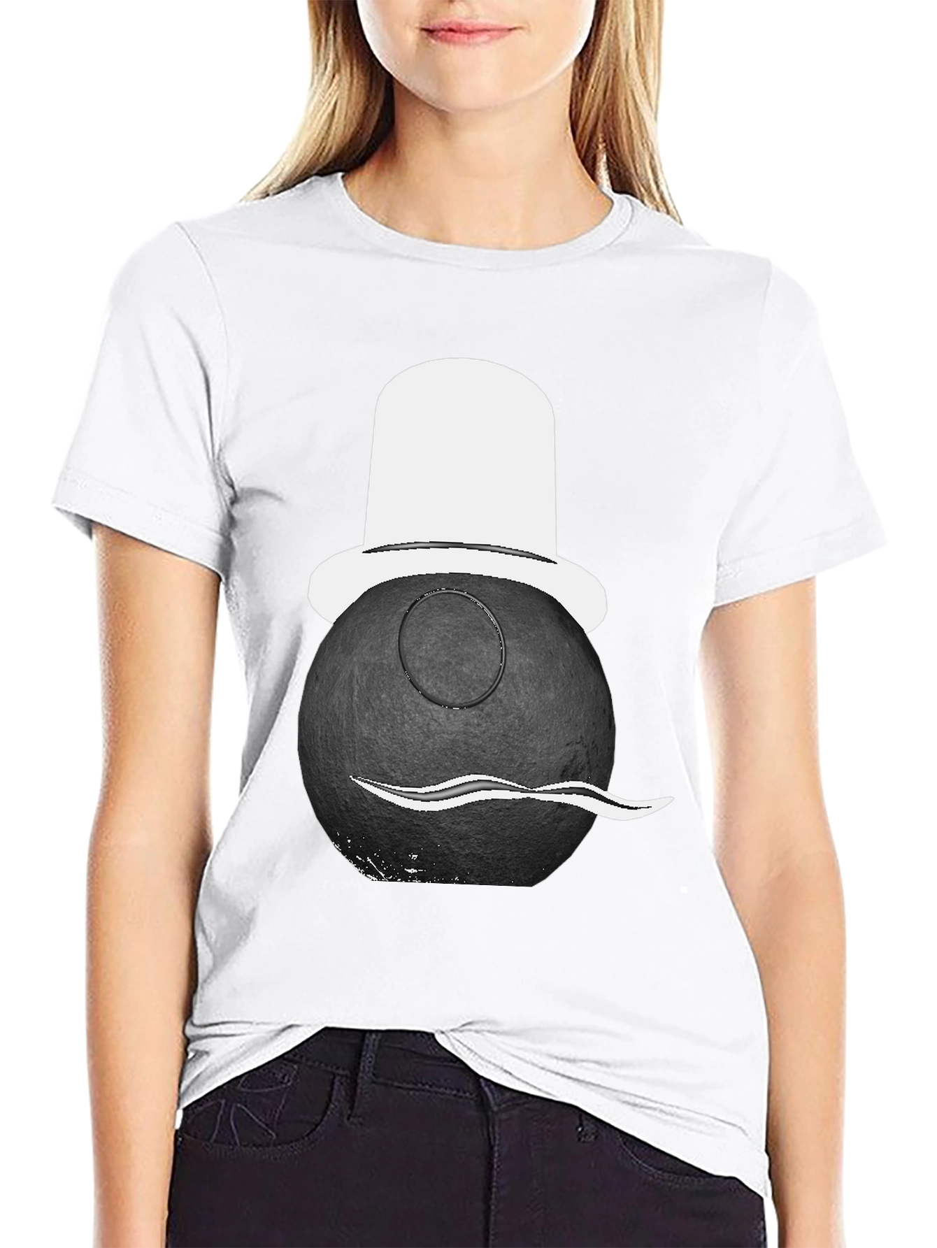 Bomb with Hat Graphic Tee - Novelty Shirt