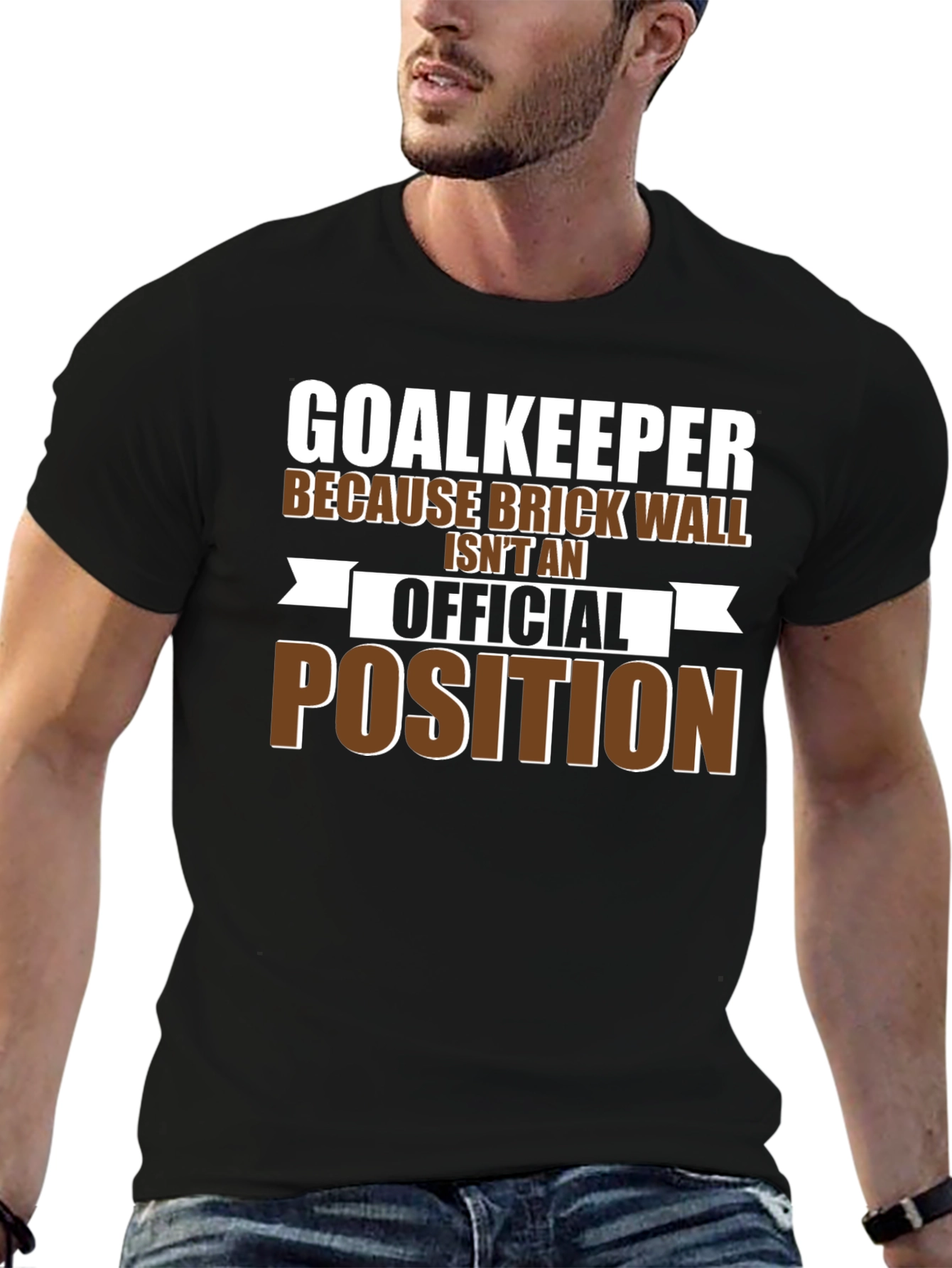 Goalkeeper Brick Wall T-Shirt - Funny Soccer Tee