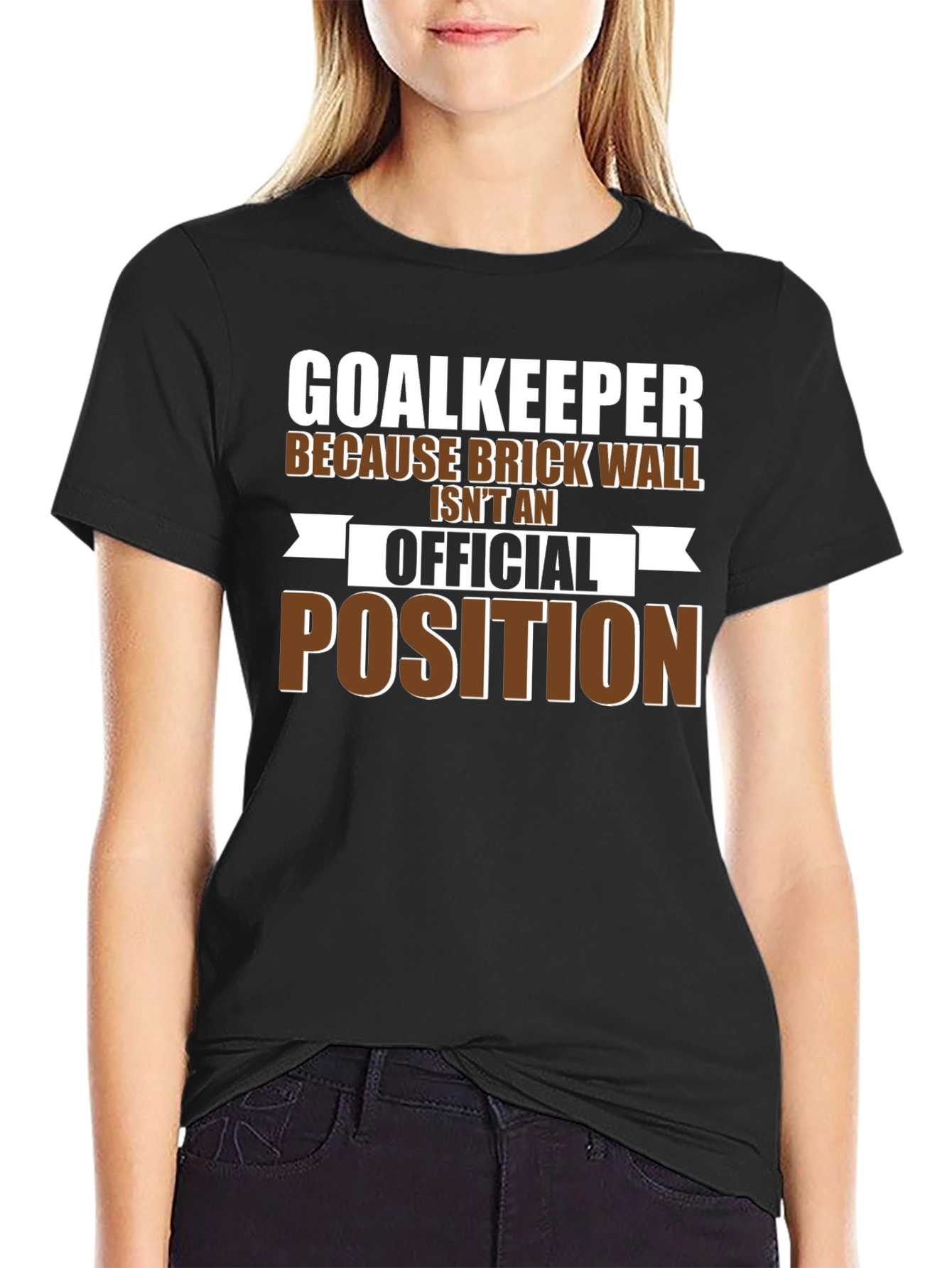 Goalkeeper Brick Wall T-Shirt - Funny Soccer Tee