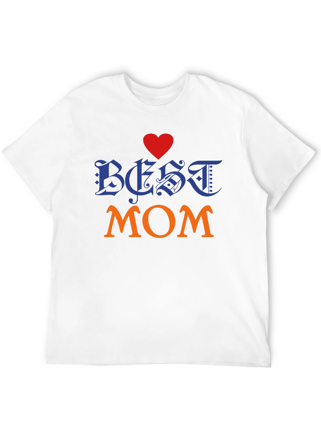 Best Mom T-Shirt - Heart Design