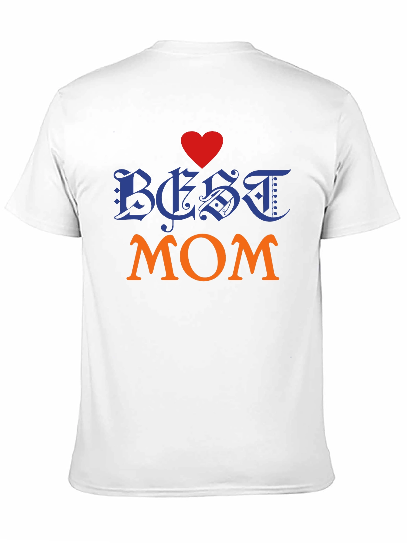 Best Mom T-Shirt - Heart Design
