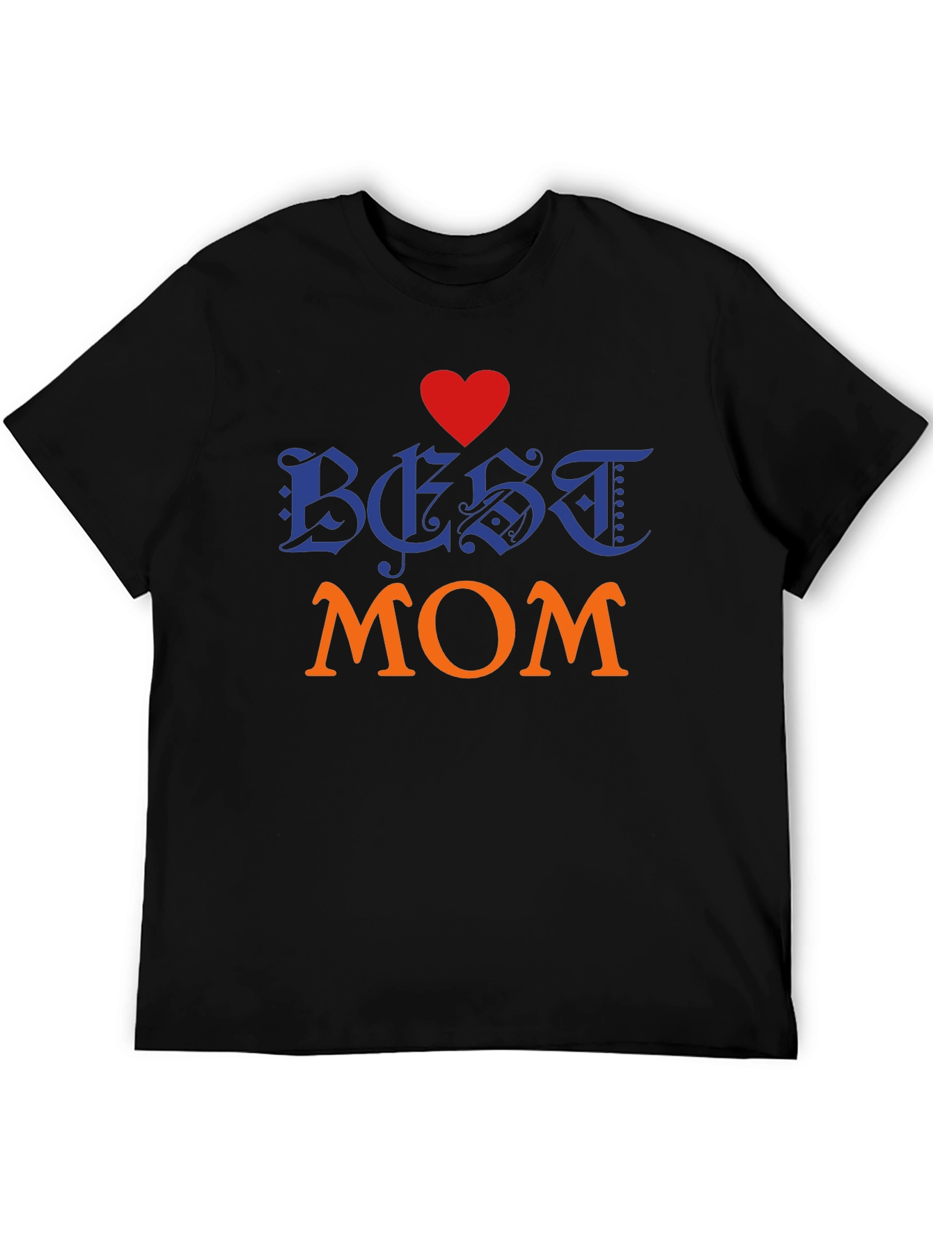 Best Mom T-Shirt - Heart Design