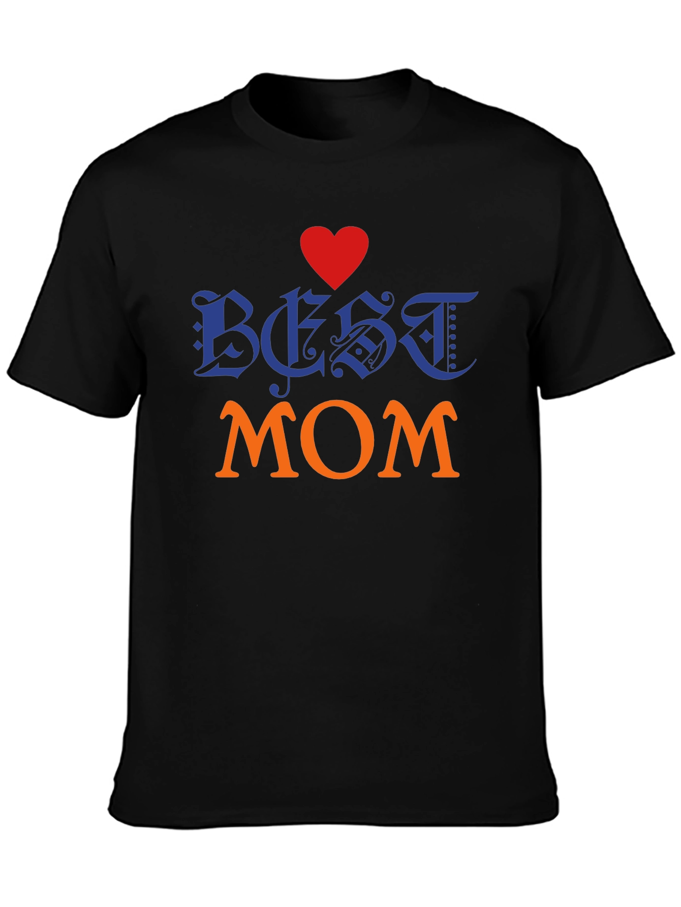 Best Mom T-Shirt - Heart Design