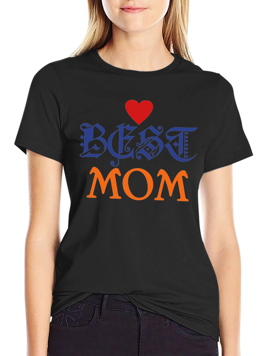 Best Mom T-Shirt - Heart Design