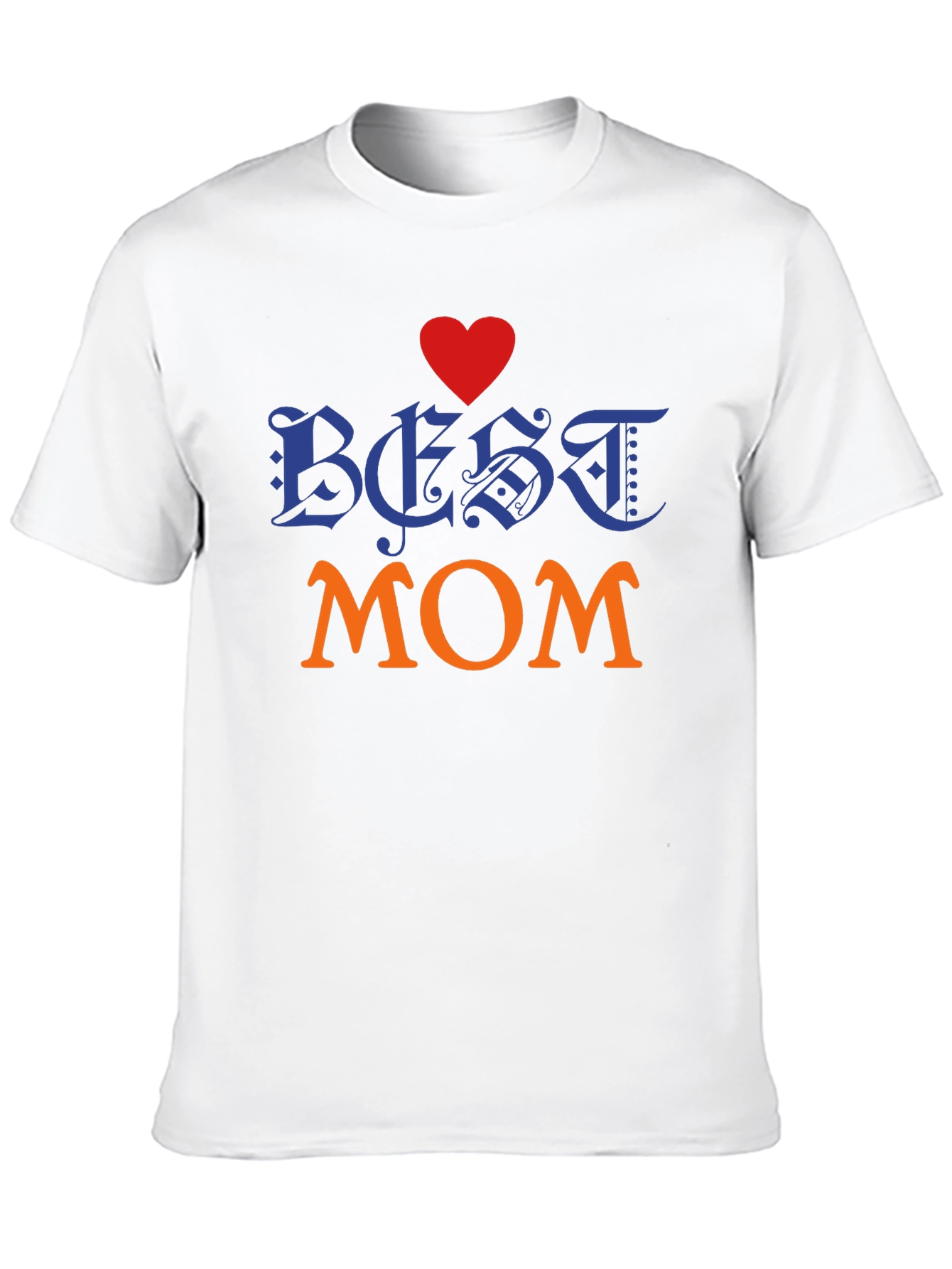 Best Mom T-Shirt - Heart Design