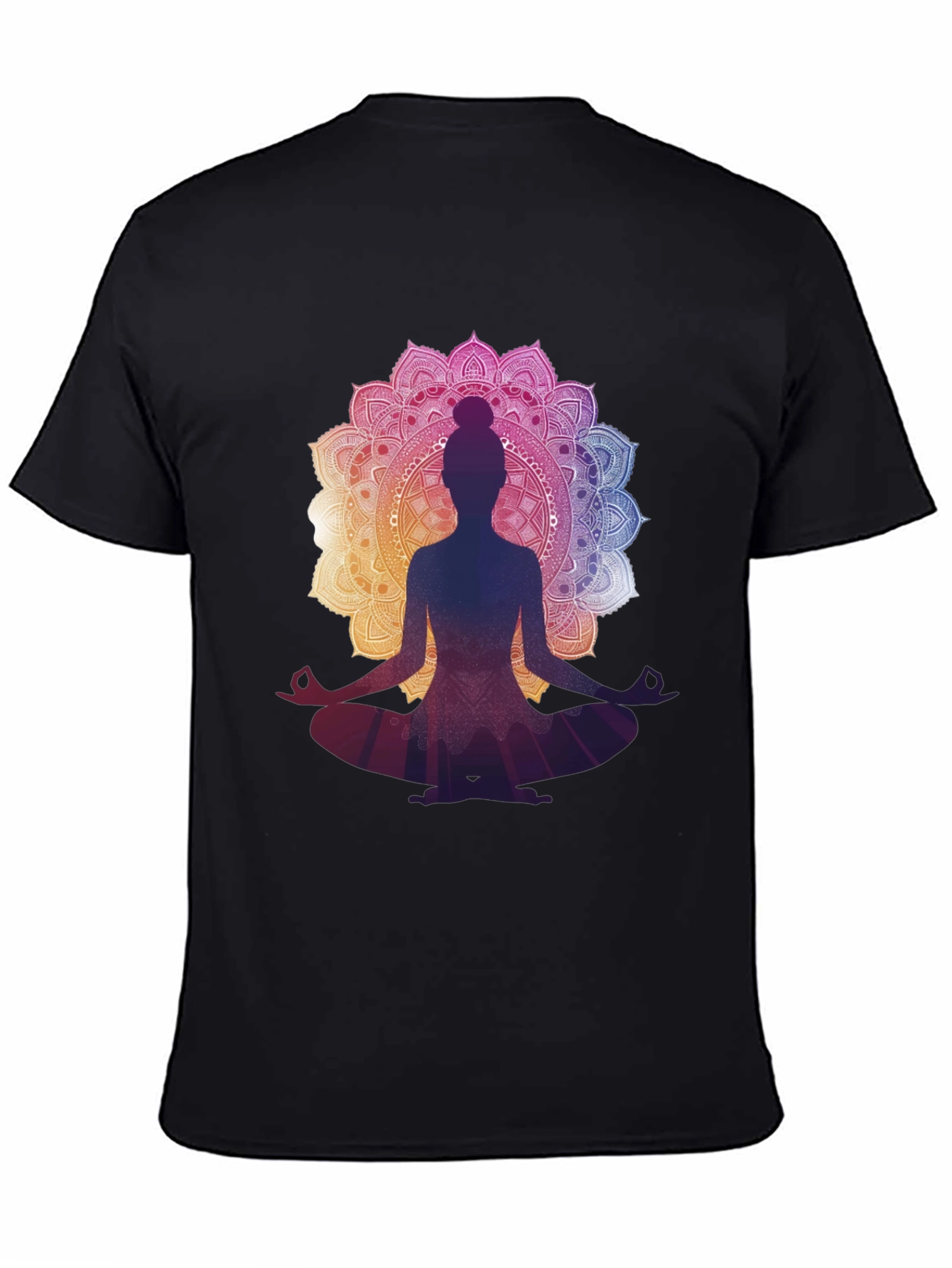 Yoga Mandala Graphic Tee - Meditation T-Shirt