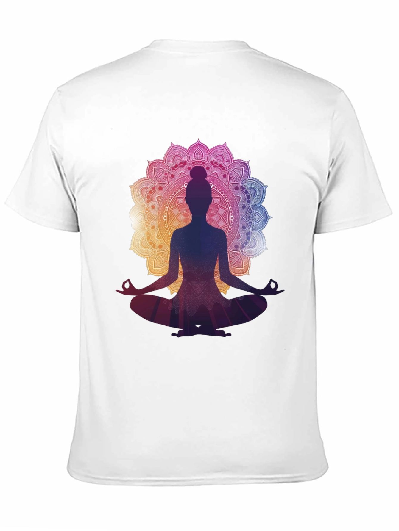 Yoga Mandala Graphic Tee - Meditation T-Shirt