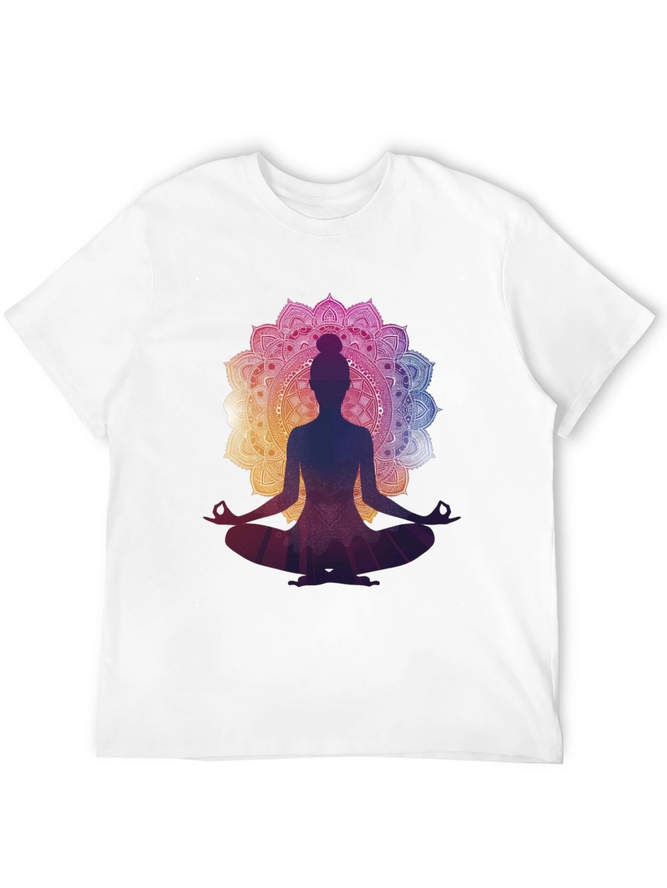 Yoga Mandala Graphic Tee - Meditation T-Shirt