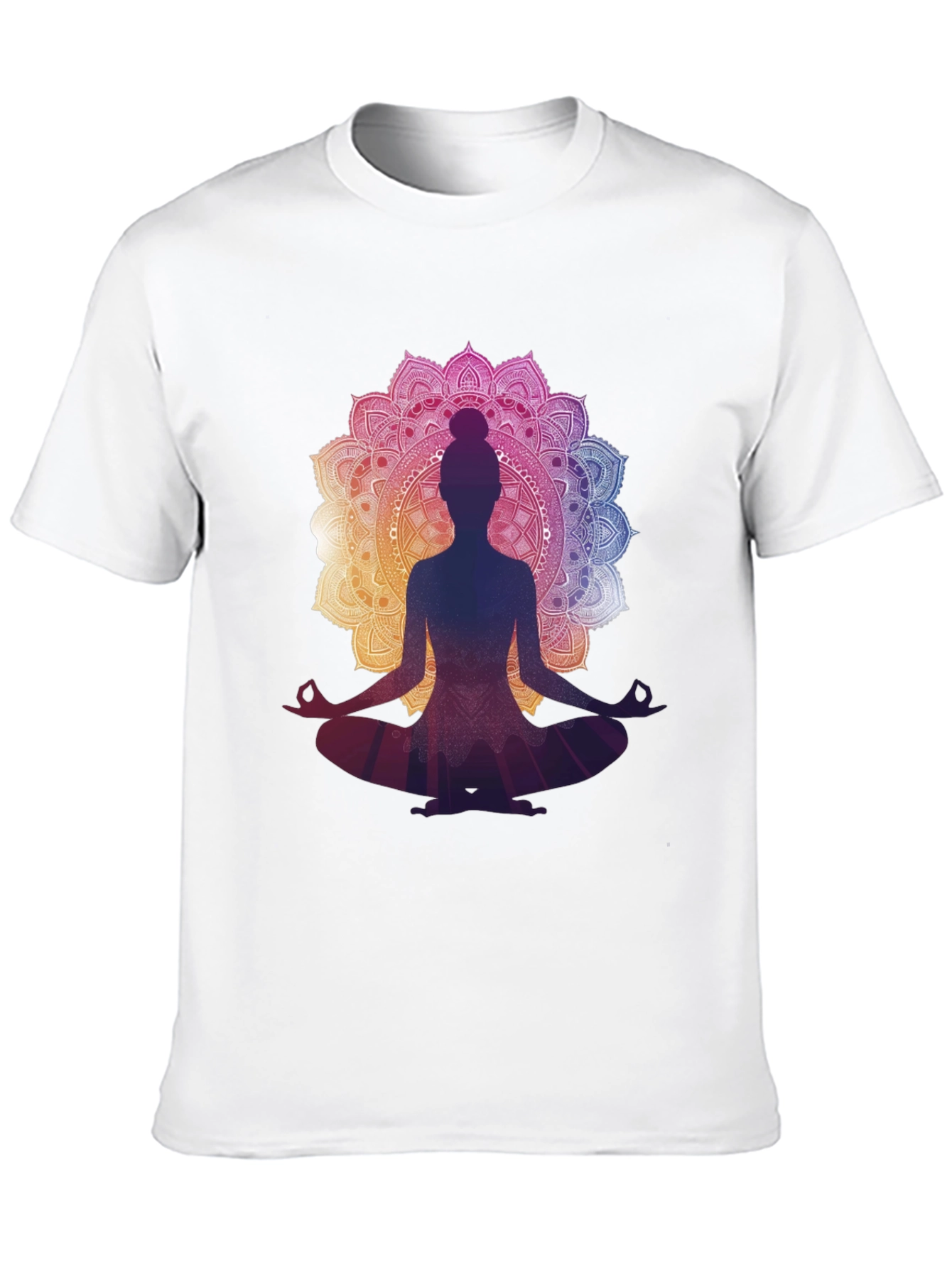 Yoga Mandala Graphic Tee - Meditation T-Shirt