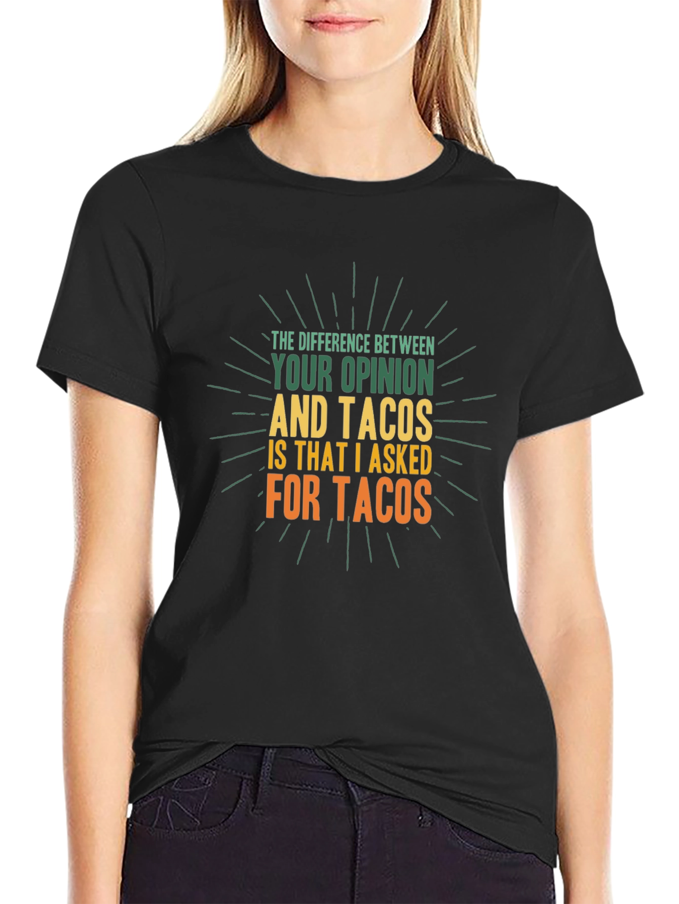 Tacos Opinion Graphic T-Shirt