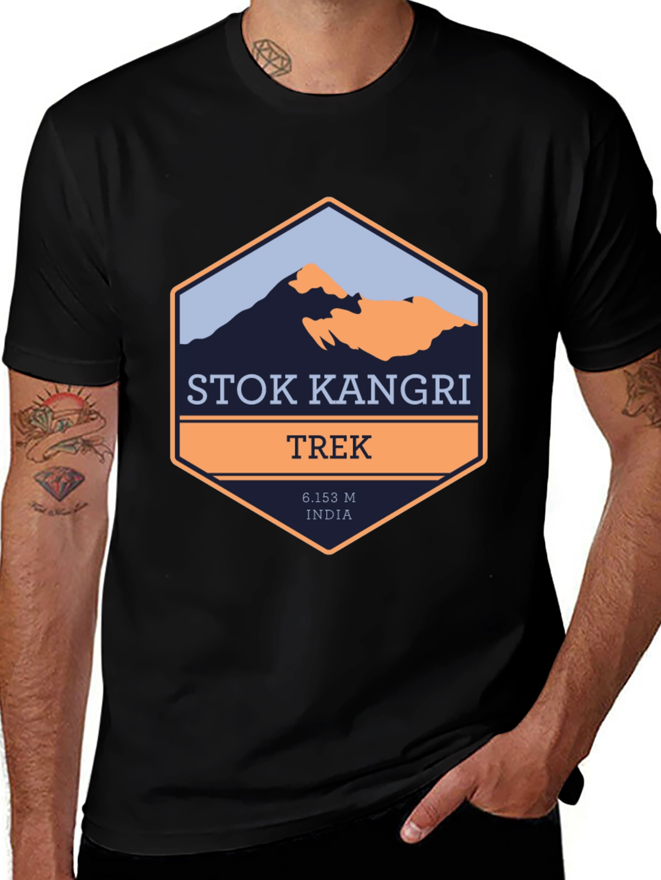Stok Kangri Trek T-Shirt - Mountain Adventure