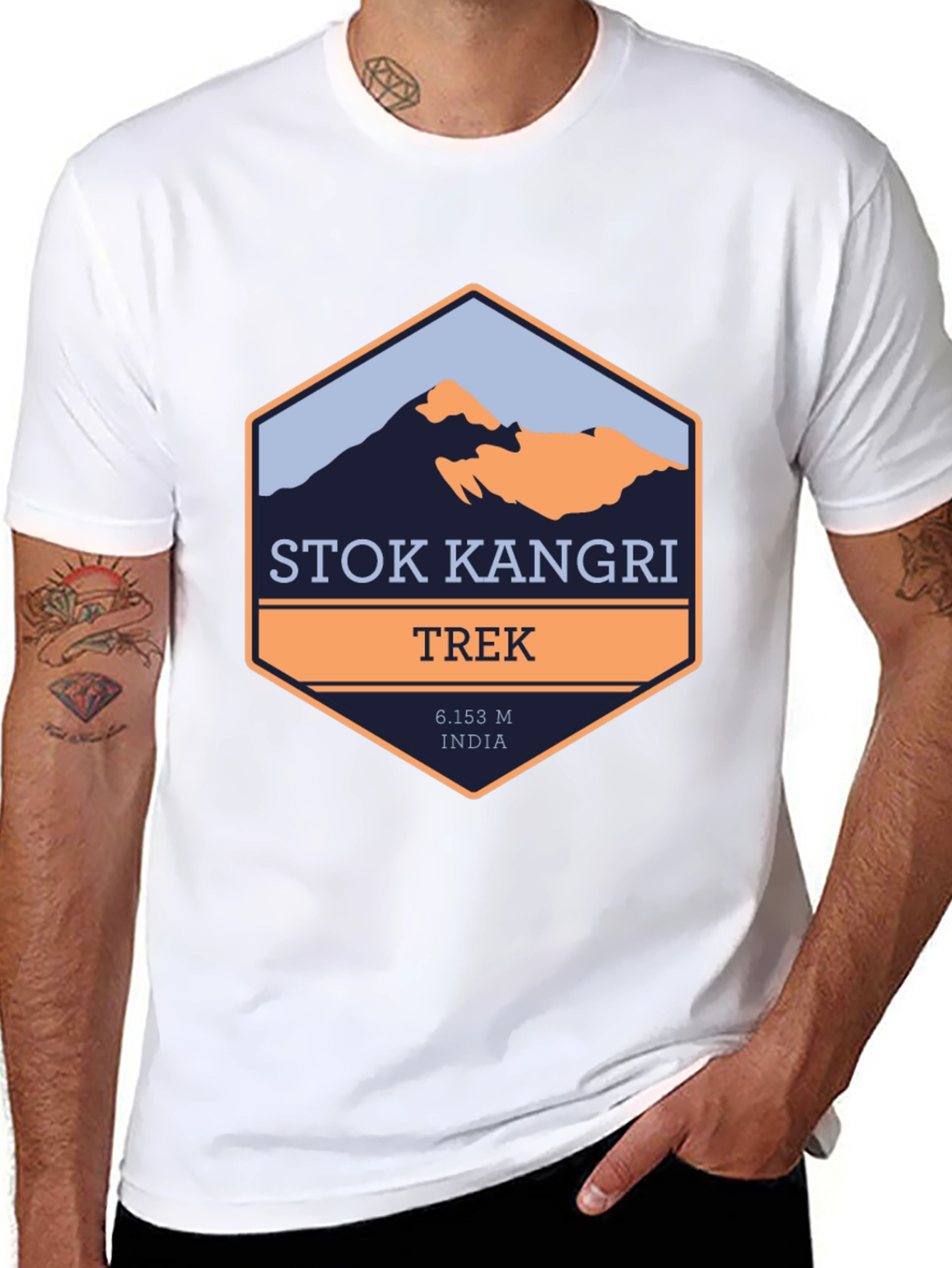 Stok Kangri Trek T-Shirt - Mountain Adventure