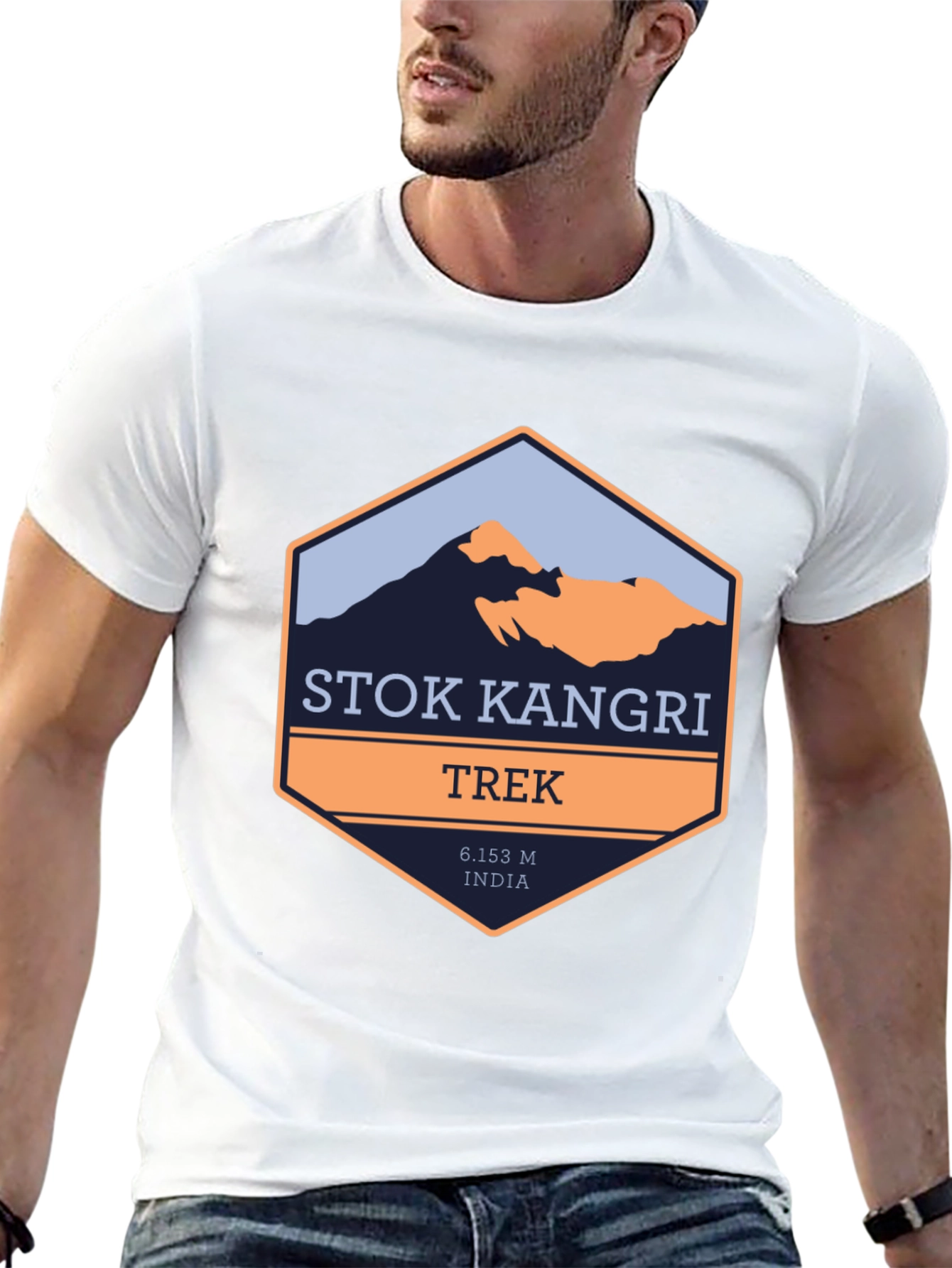 Stok Kangri Trek T-Shirt - Mountain Adventure