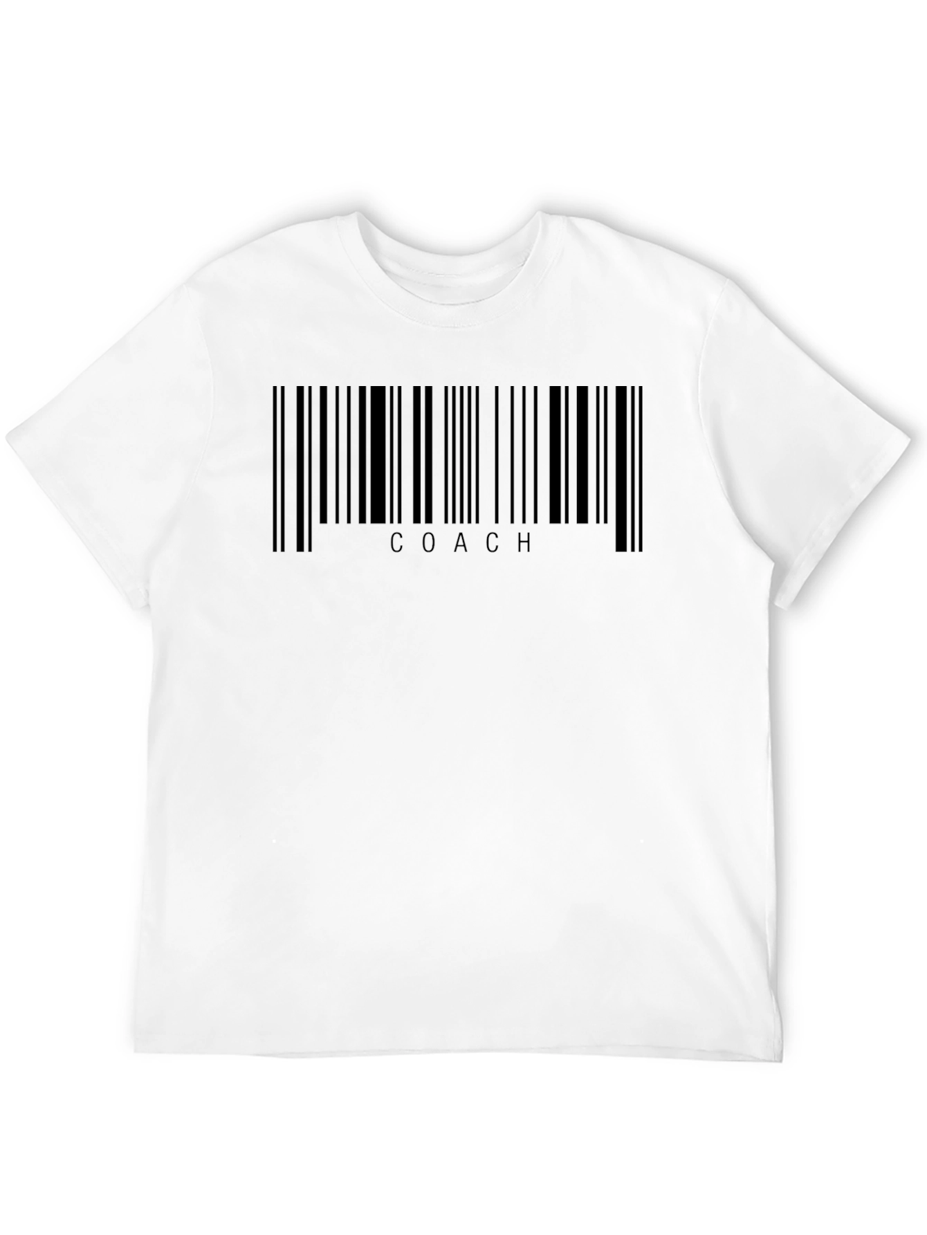 Coach Barcode T-Shirt - Black Crew Neck Tee