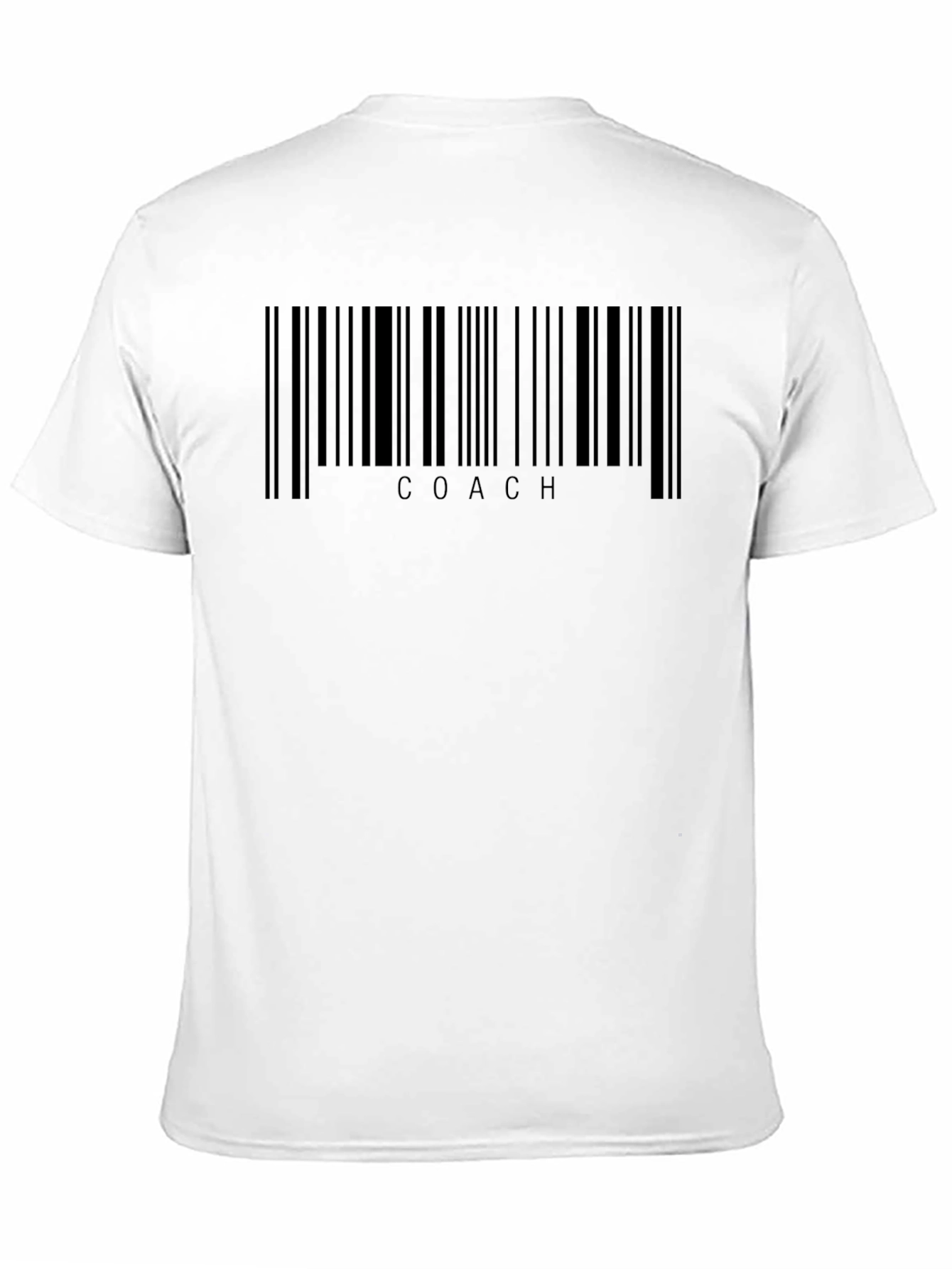 Coach Barcode T-Shirt - Black Crew Neck Tee
