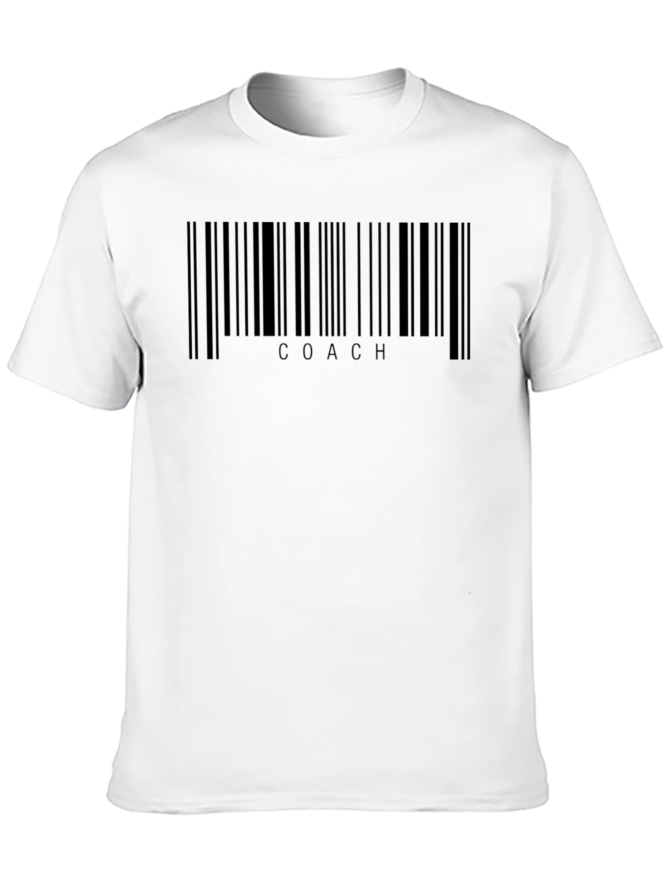 Coach Barcode T-Shirt - Black Crew Neck Tee