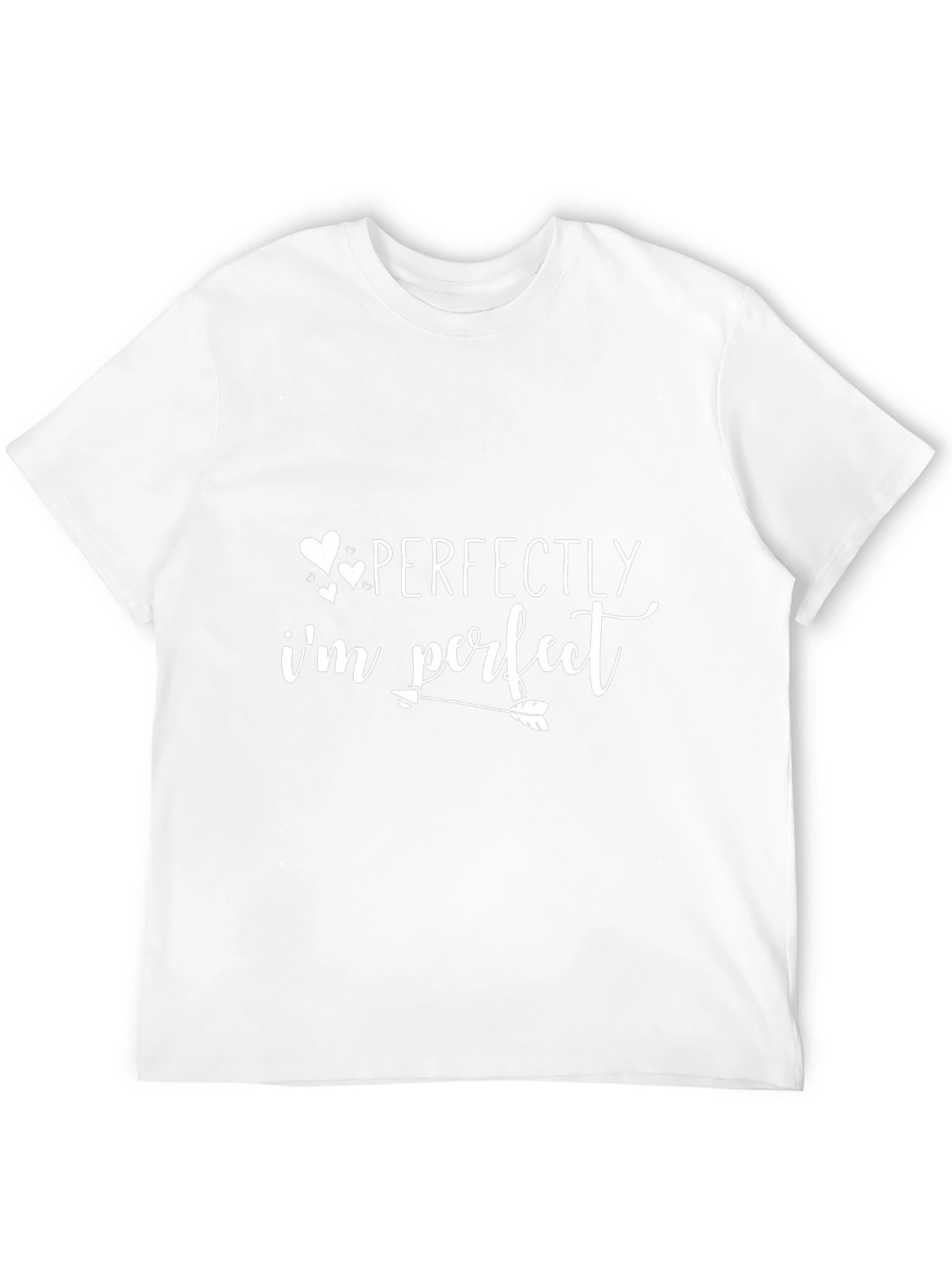 Perfectly Imperfect Graphic Tee - Black