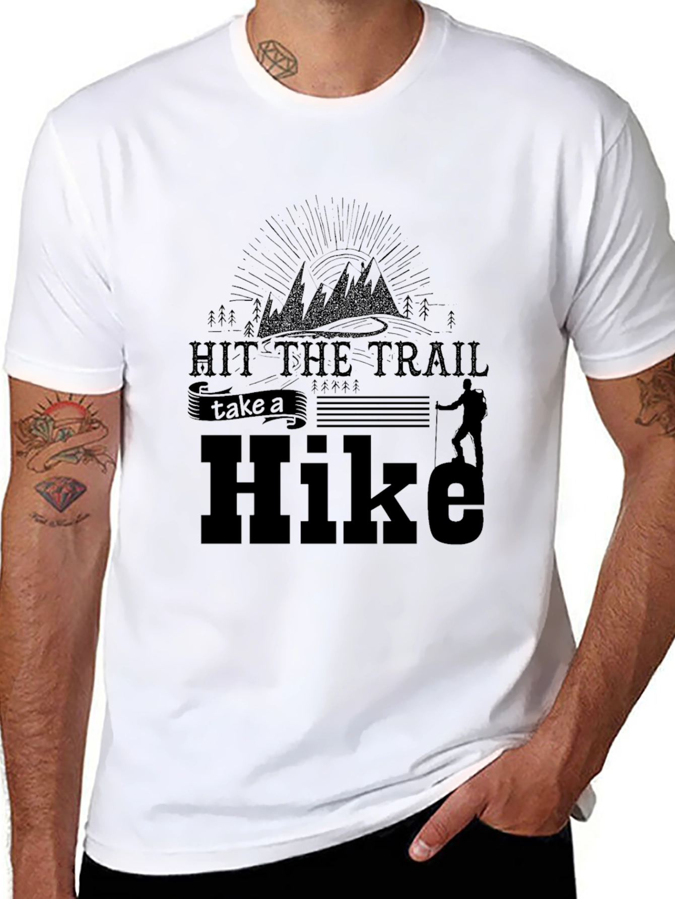 Hit the Trail Hike T-Shirt - Adventure Awaits