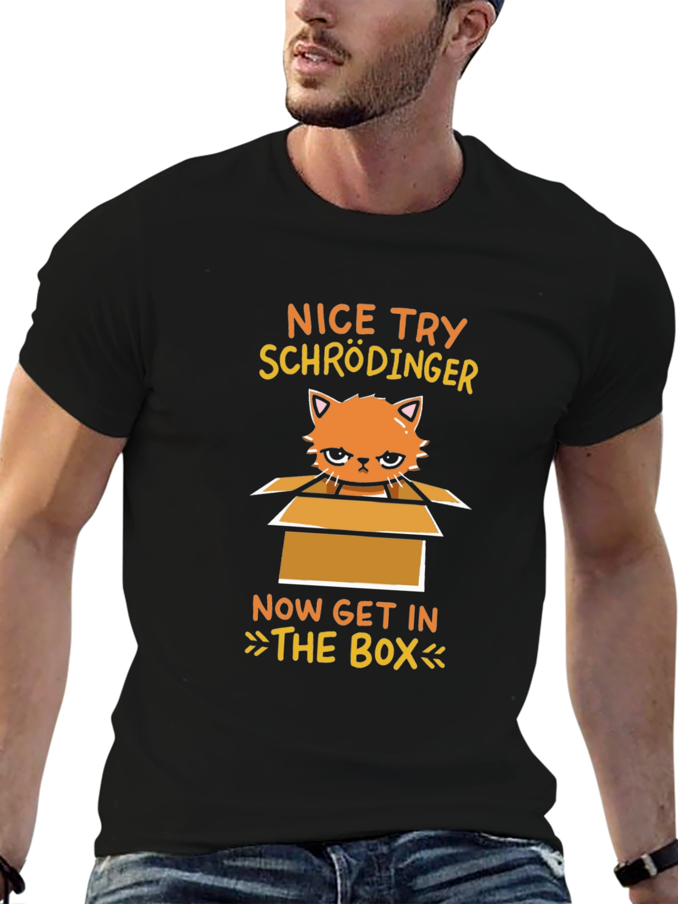 Schrödingers Cat T-Shirt - Get In The Box!