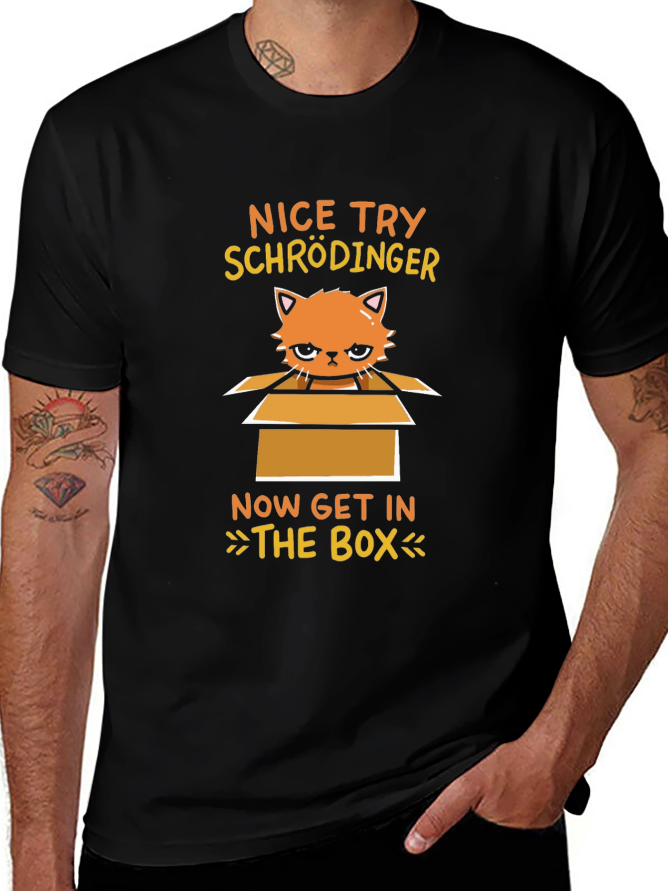 Schrödingers Cat T-Shirt - Get In The Box!